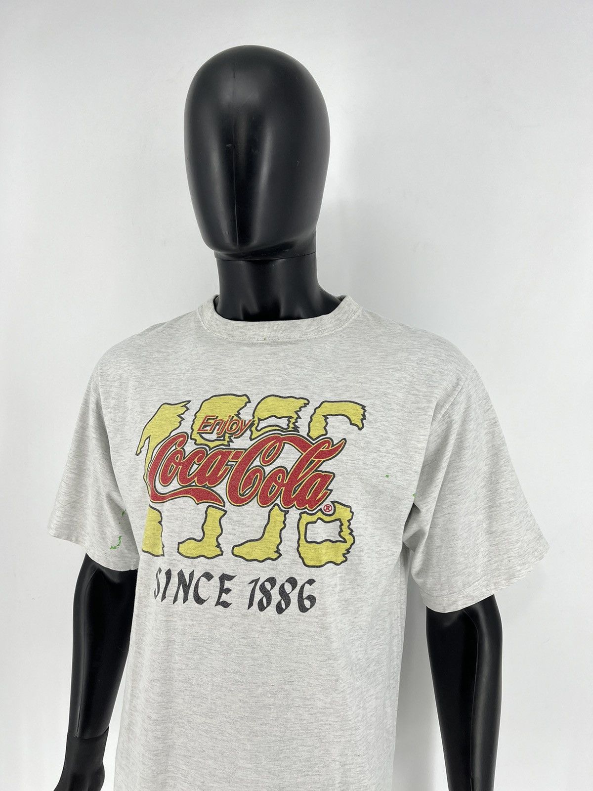 Coca Cola × UEFA × Vintage 1996 Euro UEFA Enjoy Coca Cola Vintage 90s T shirt Size US XL / EU 56 / 4 - 5 Thumbnail