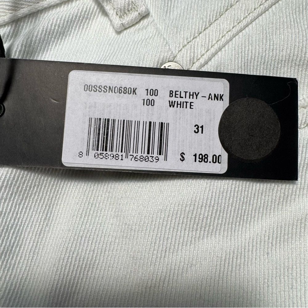 Diesel NWT New $198 Diesel Belthy Ankle White Jeans Size 31 Size 31" - 5 Thumbnail