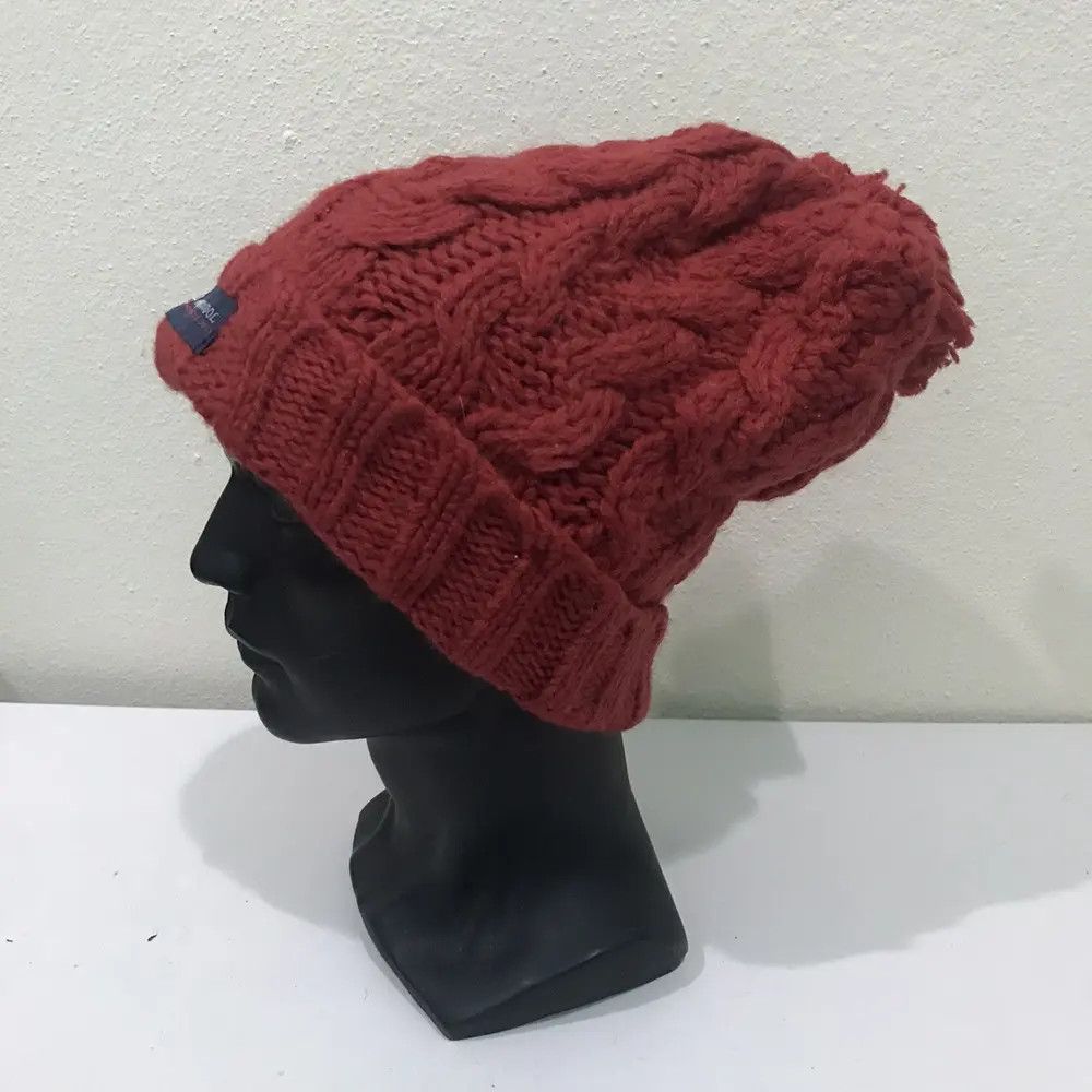 Japanese Brand × Kapital × Vintage British Wool Sheep Knit Beanie Hat Size ONE SIZE - 3 Thumbnail