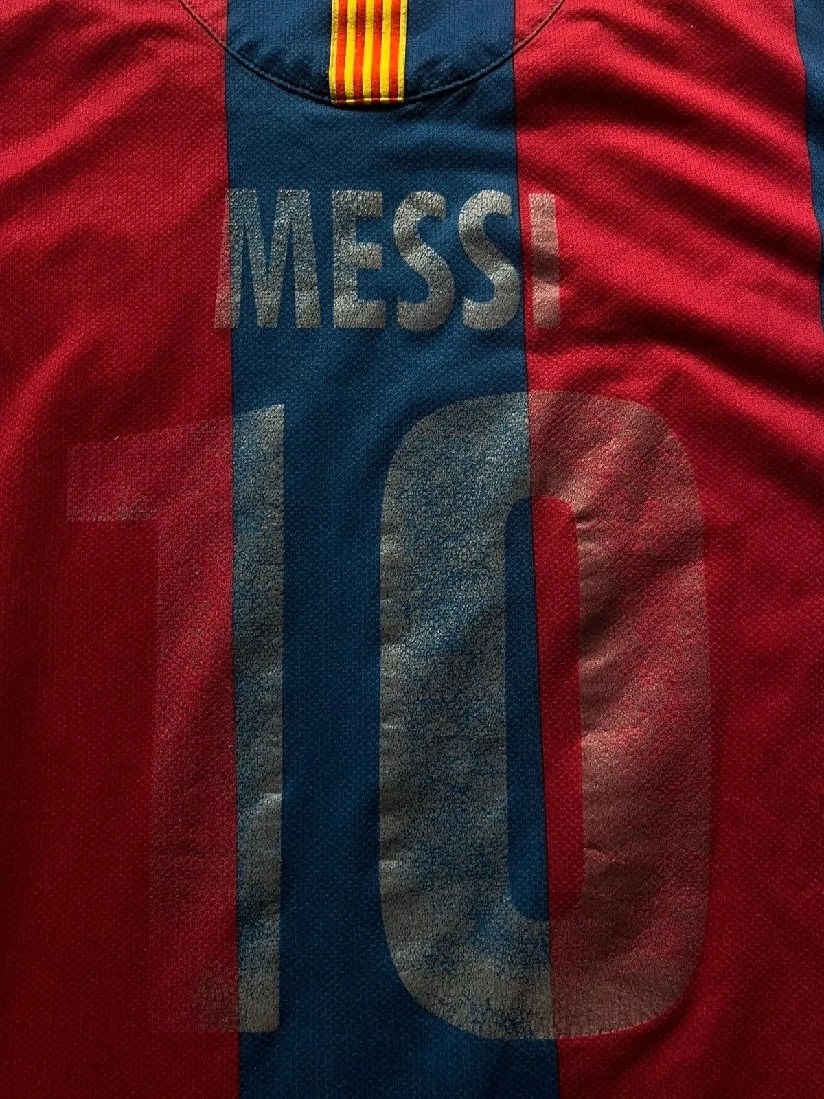 Nike Nike Messi #10 Made in Thailand 2010 Rare T-Shirt Dri-Fit Size US M / EU 48-50 / 2 - 10 Thumbnail
