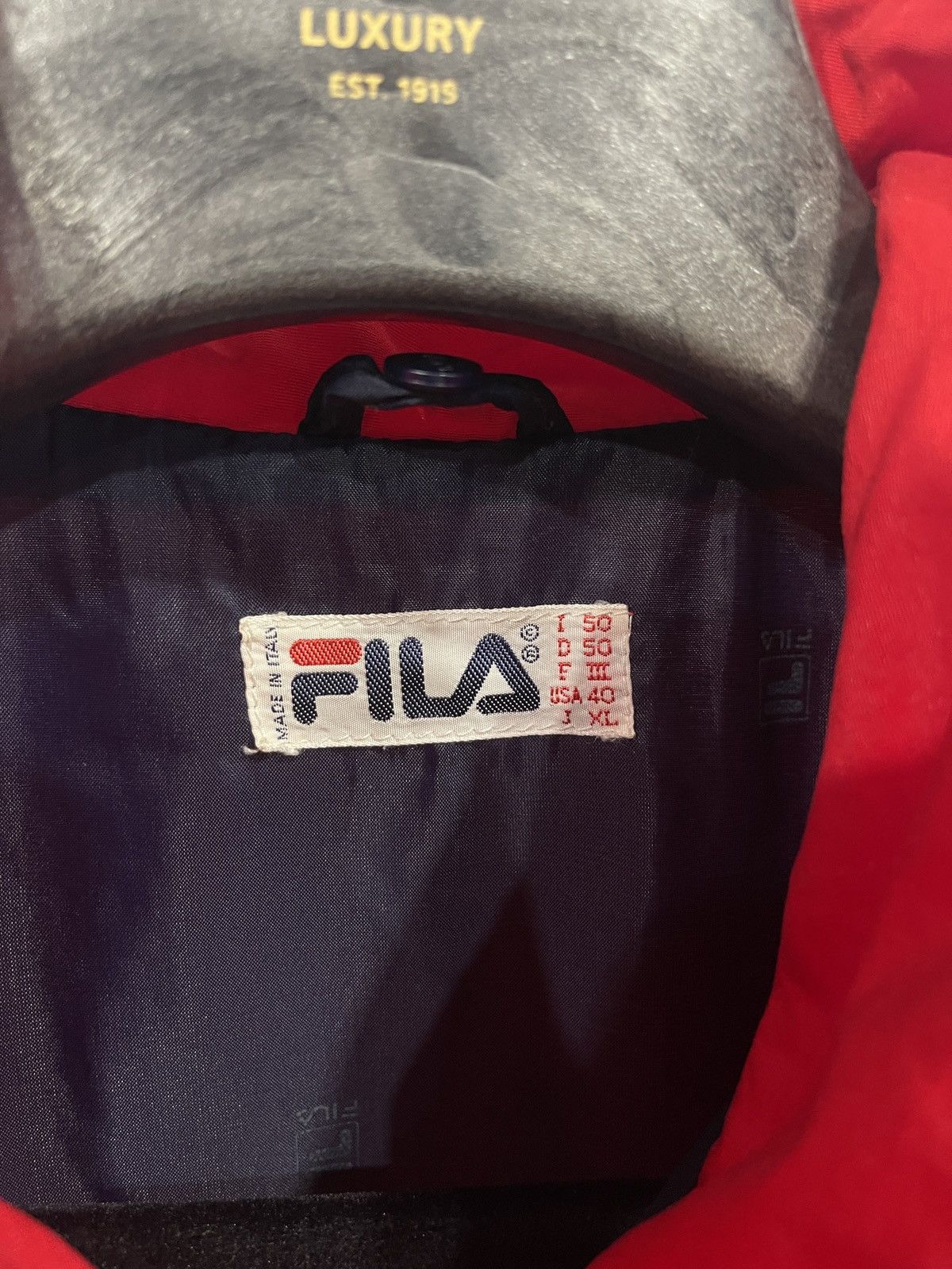 Fila 🔥1990s Archive Fila Jumpsuit overall thinsulate red L Size US 34 / EU 50 - 4 Thumbnail