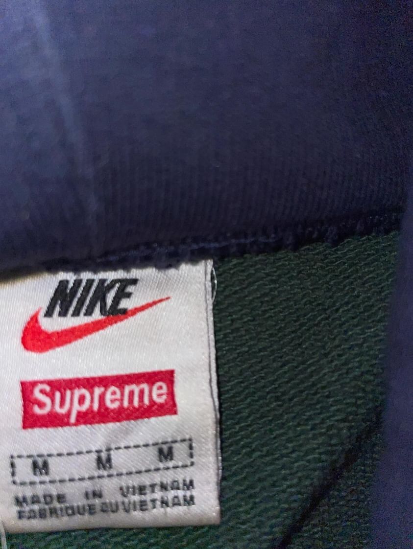 Nike × Supreme Supreme x Nike Striped Hooded Sweatshirt Size US M / EU 48-50 / 2 - 4 Thumbnail