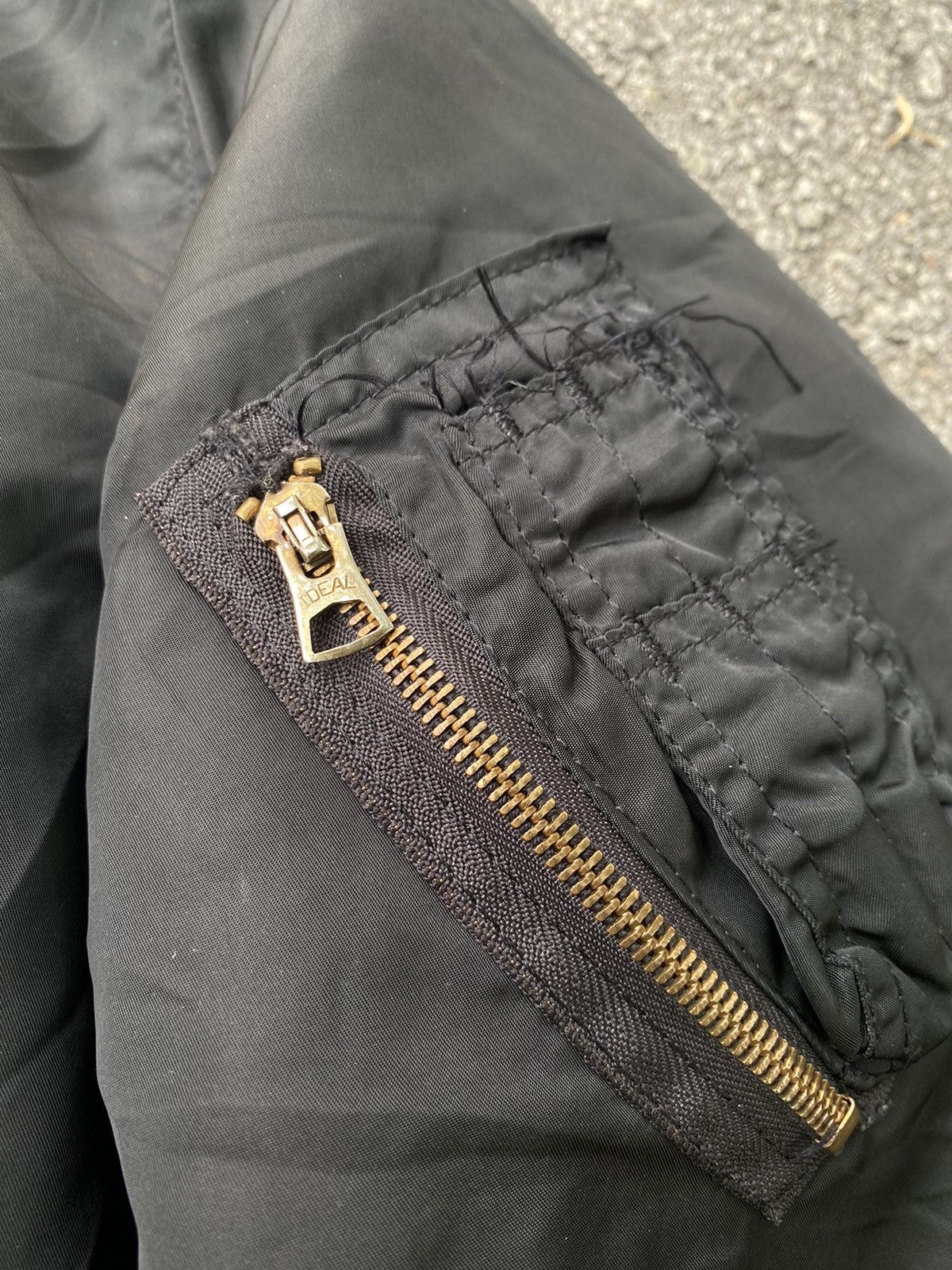 Vintage vintage 80s military jacket USAF MA-1 jacket Size US M / EU 48-50 / 2 - 3 Thumbnail