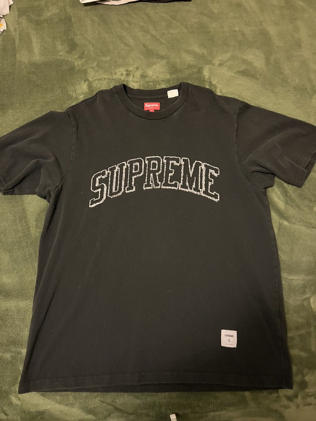 Supreme Black Supreme Tee Size US L / EU 52-54 / 3 - 1 Thumbnail