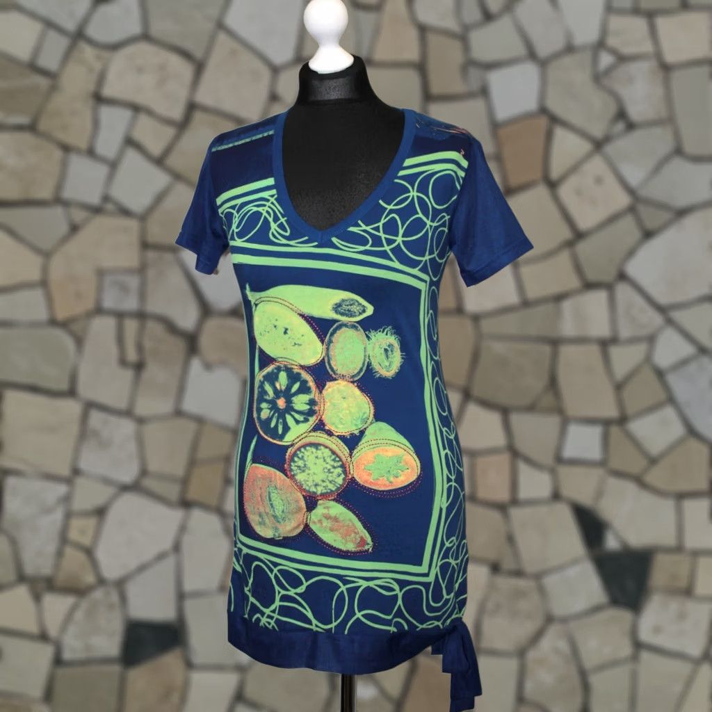 Desigual Desigual womens shirt tunic Blue XL Size XL / US 12-14 / IT 48-50 - 1 Thumbnail