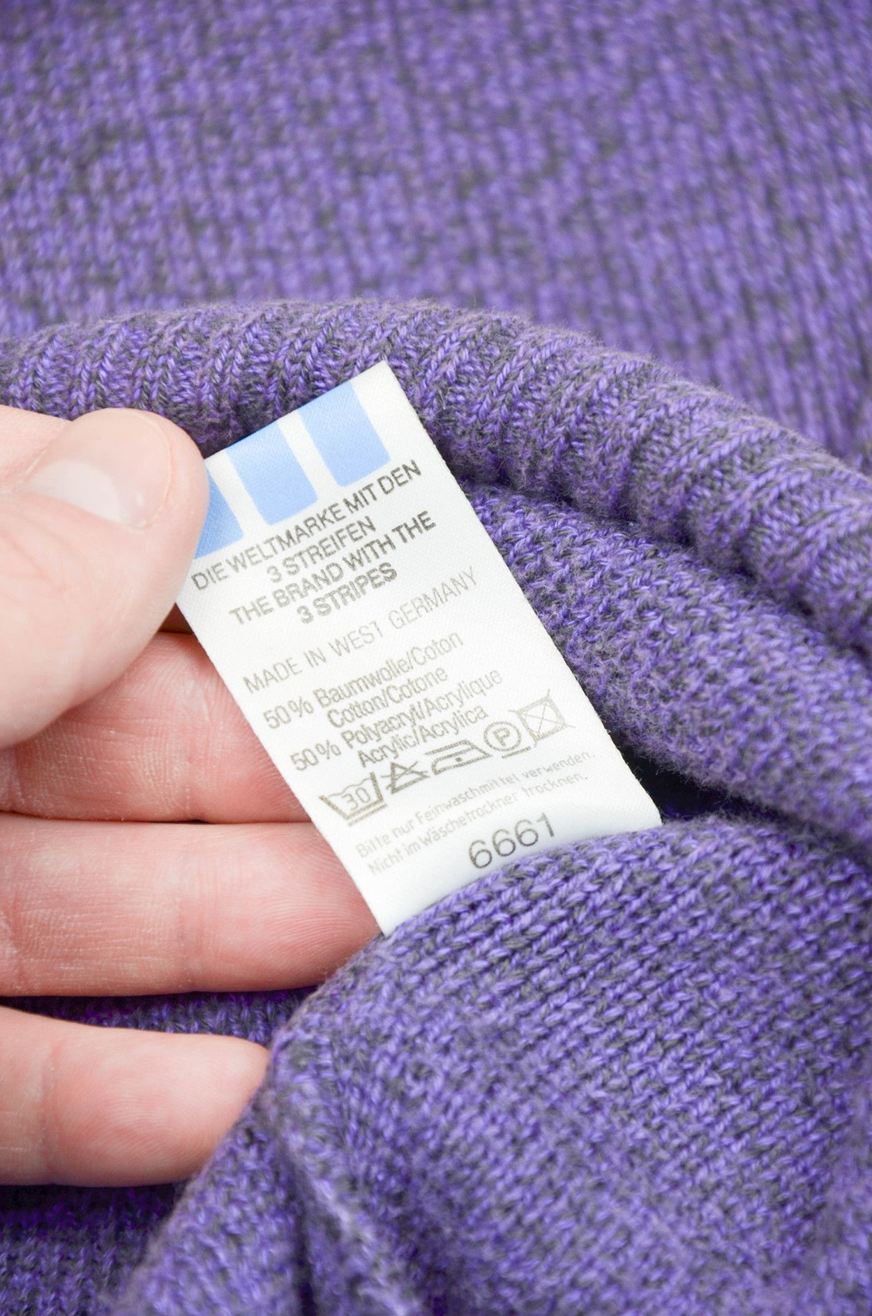 Adidas Adidas West Germany Knit Sweater – Size XL (Made in WG) Size US XL / EU 56 / 4 - 10 Thumbnail