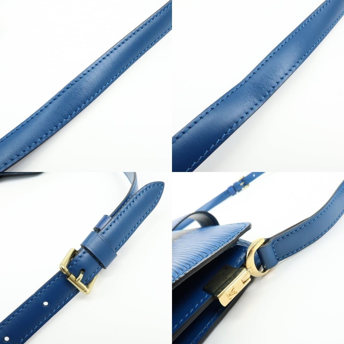 Louis Vuitton Louis Vuitton Epi Capucines Shoulder Bag Leather Blue Size ONE SIZE - 4 Thumbnail