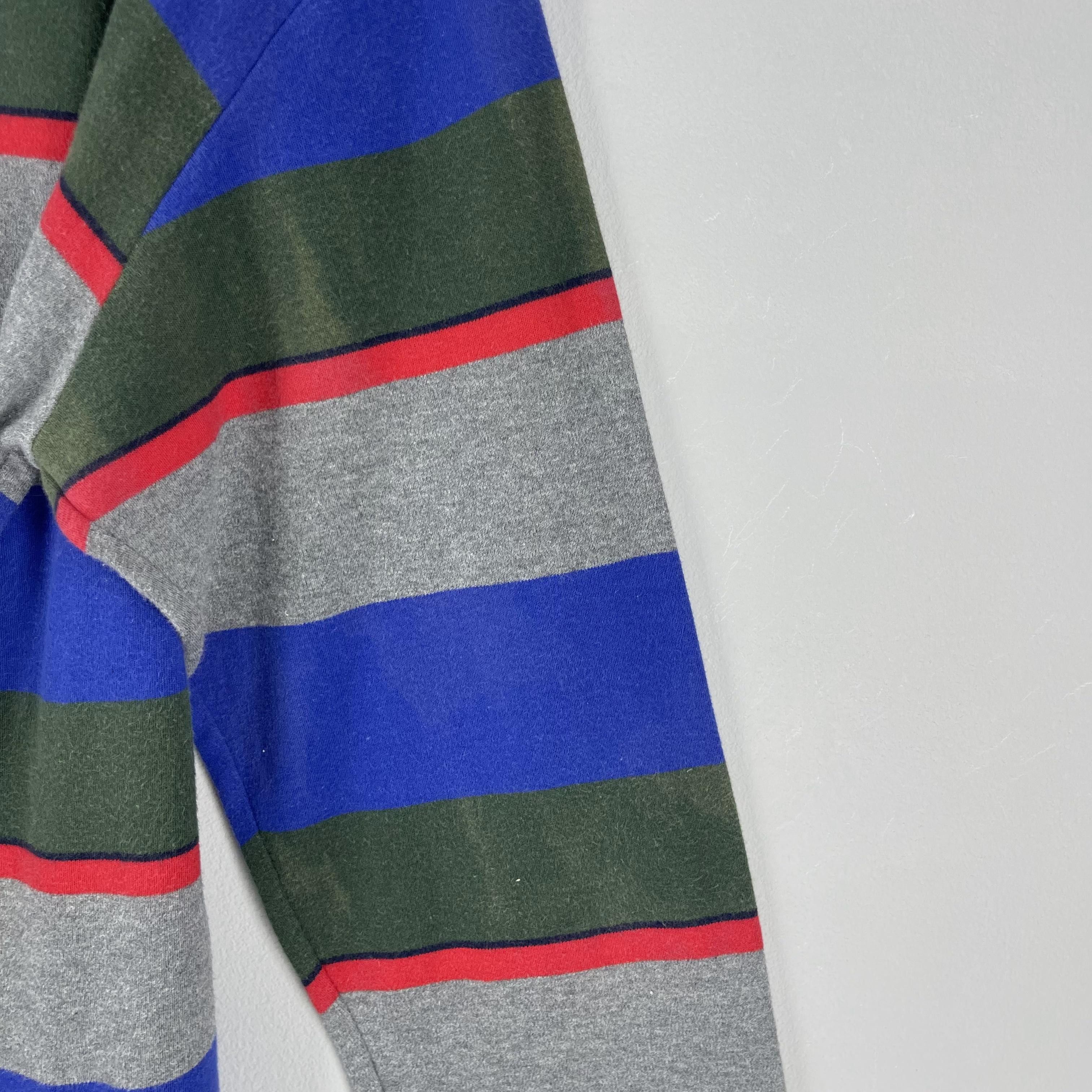Polo Ralph Lauren Vintage 90s POLO Ralph Lauren Sun Faded Border Stripe Shirt Size US L / EU 52-54 / 3 - 9 Thumbnail
