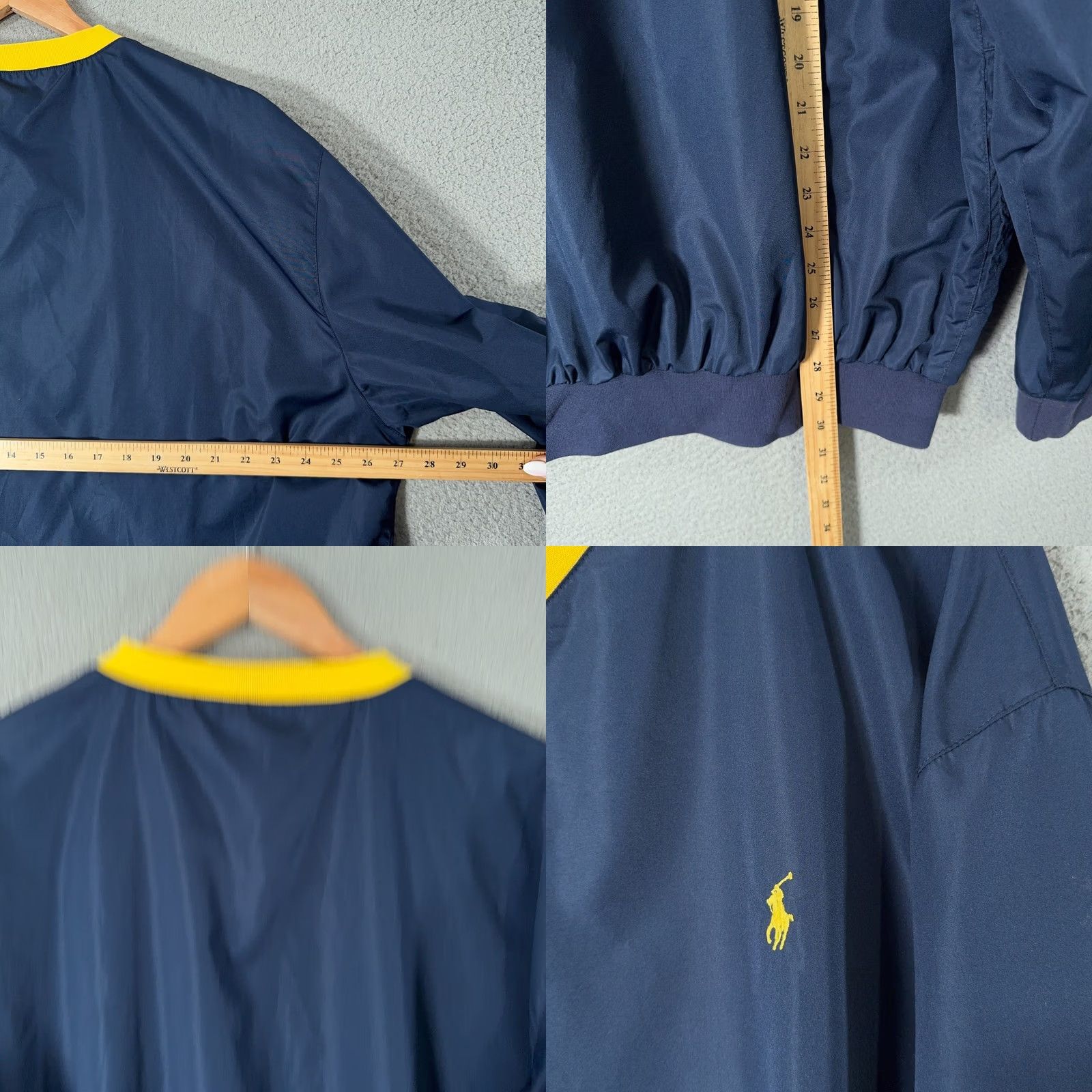 Polo Ralph Lauren VINTAGE Polo Ralph Lauren Windbreaker Shirt Mens Large Pullover FDF Windshirt Golf Logo Contrast Collar Blue 90s Retro Sports Boxy Oversized Size US L / EU 52-54 / 3 - 8 Thumbnail