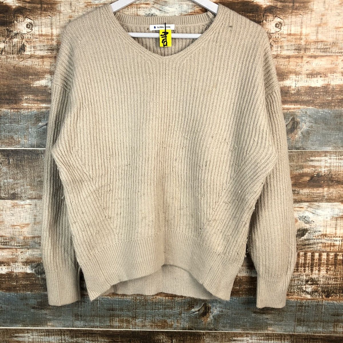 Global Work × Homespun Knitwear Global Work japan vintage Brown Knitwear #A1652 Size M / US 6-8 / IT 42-44 - 3 Thumbnail