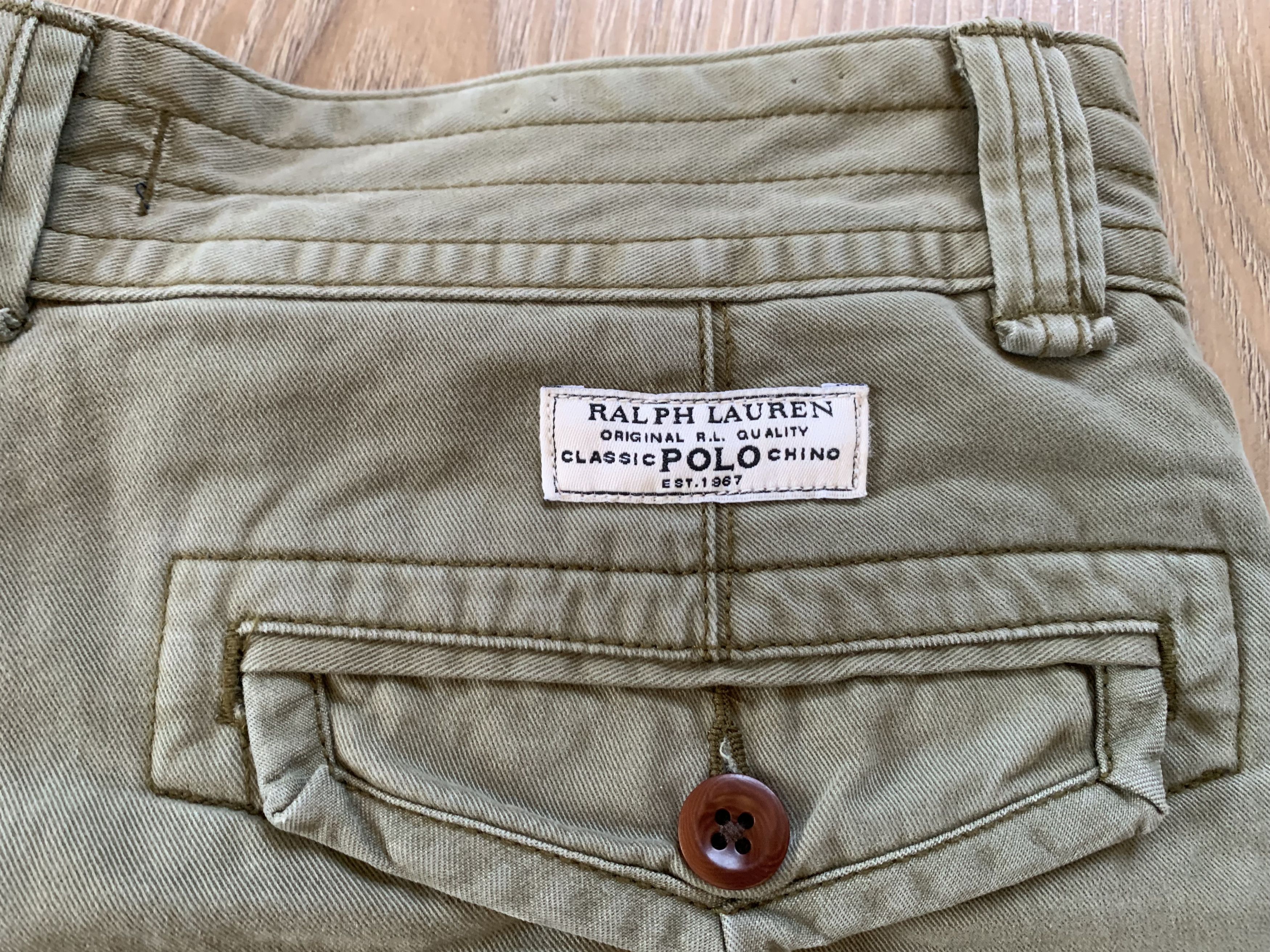 Polo Ralph Lauren Mens Polo Ralph Lauren Vintage Y2K Military Cargo Shorts Size US 31 - 10 Thumbnail