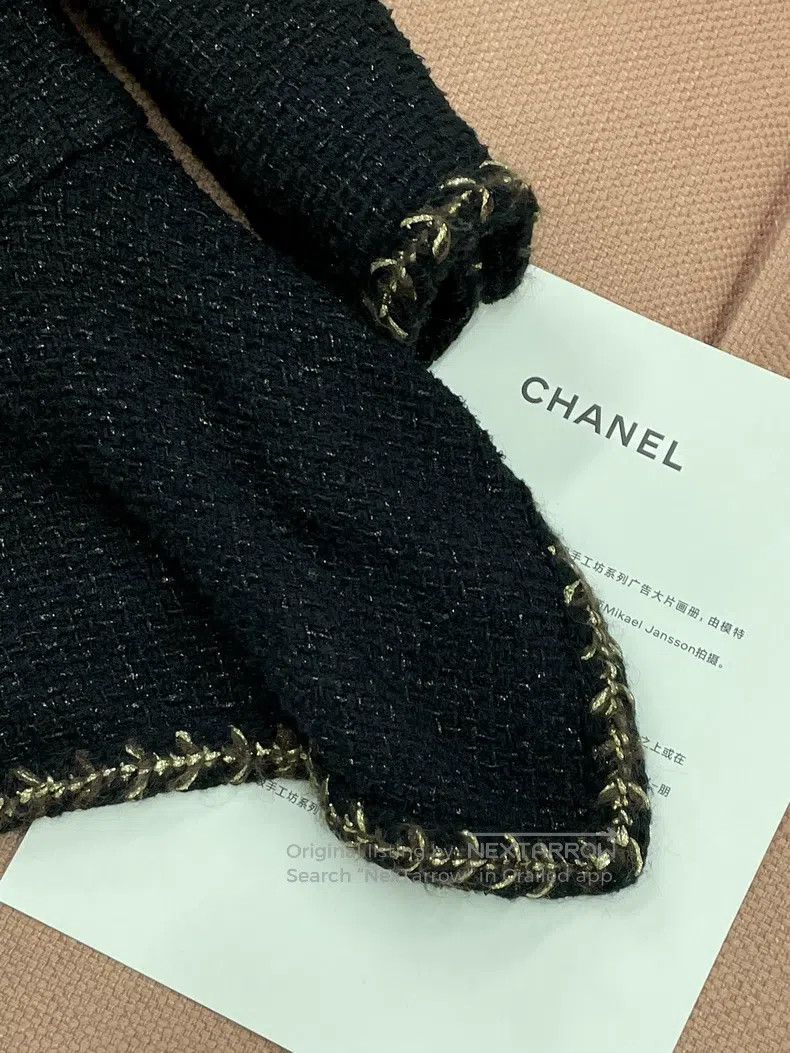 Chanel Chanel Forest Series Black Gold Coat Size XXS / US 00 / IT 34 - 4 Thumbnail