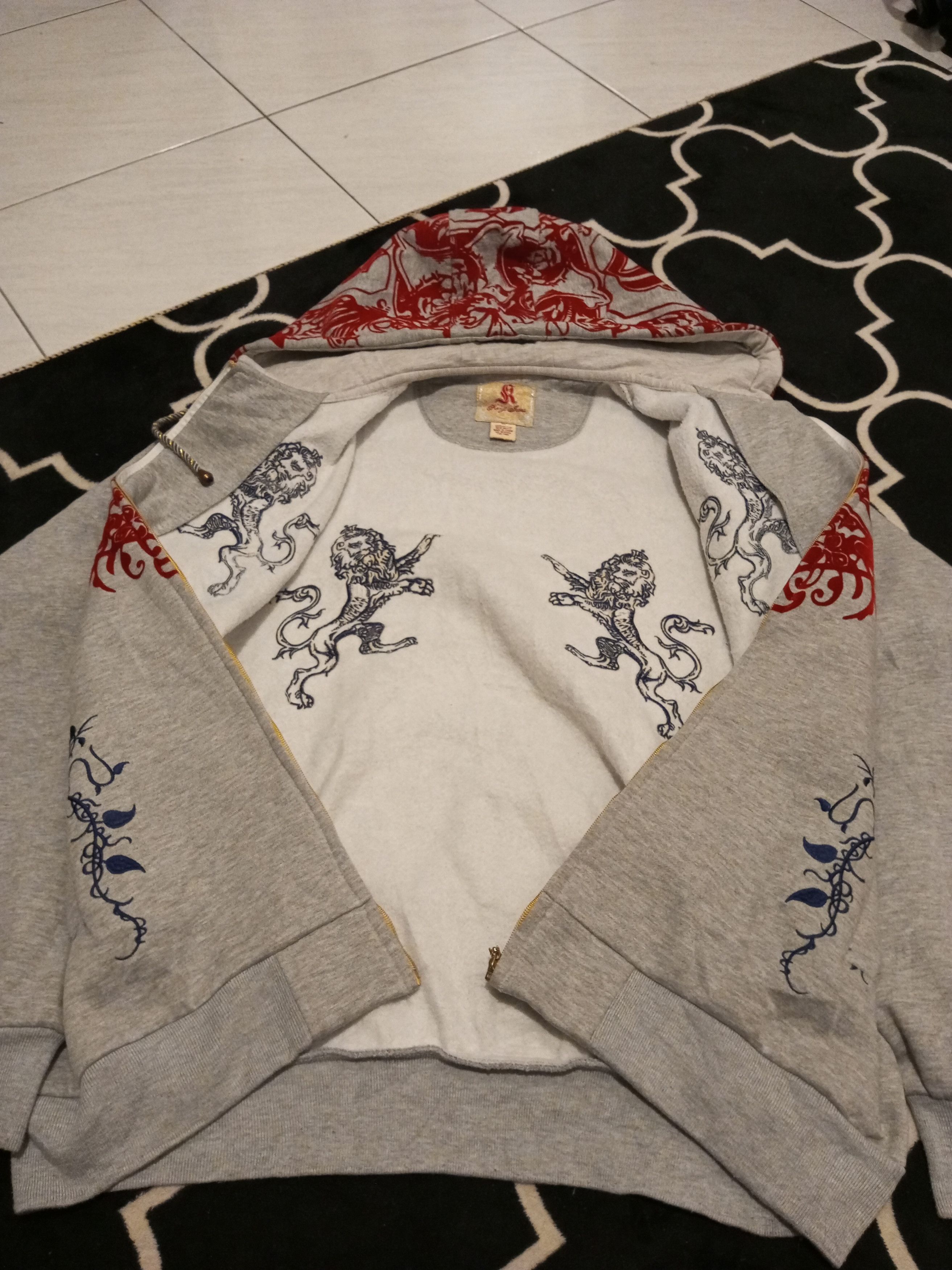 Japanese Brand 🔥CRAZY🔥 Y2K KANJI JEANS JPN TRADISIONAL ART EMBROIDERY Size US XL / EU 56 / 4 - 23 Thumbnail