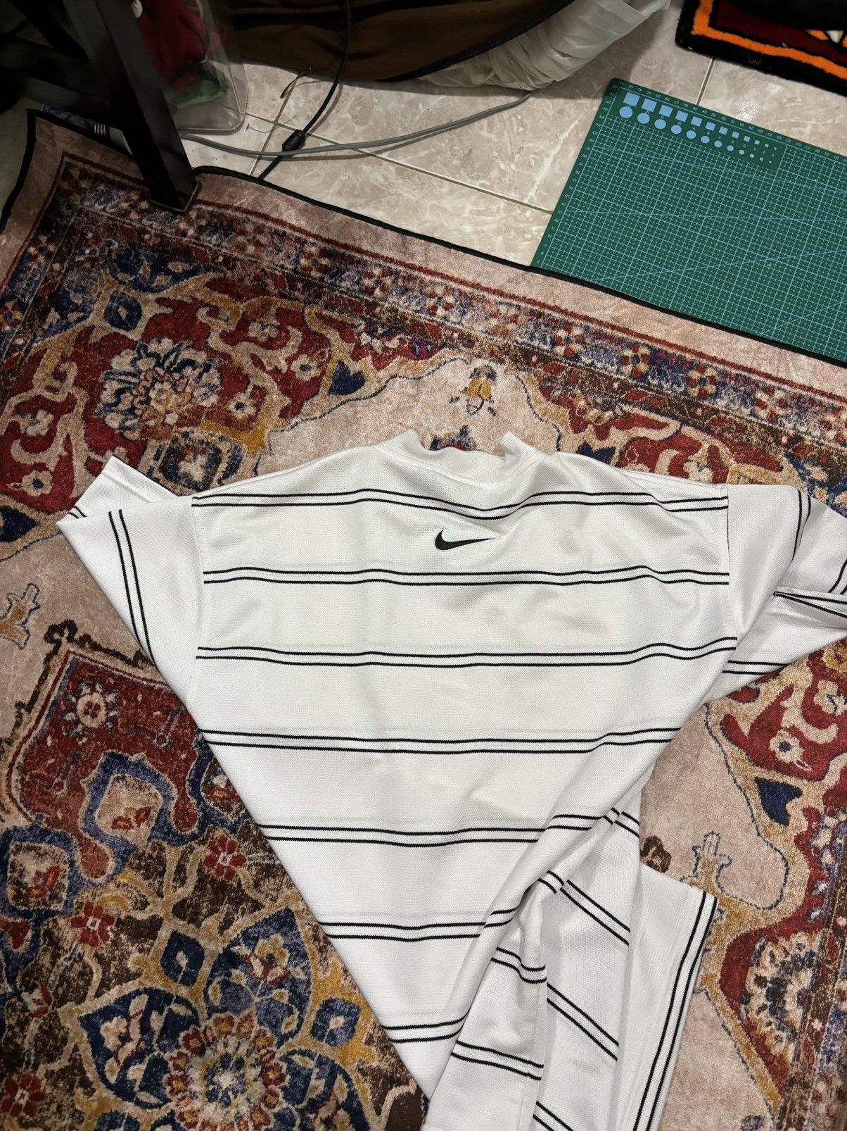 Nike Nike stripe white Size US L / EU 52-54 / 3 - 3 Thumbnail