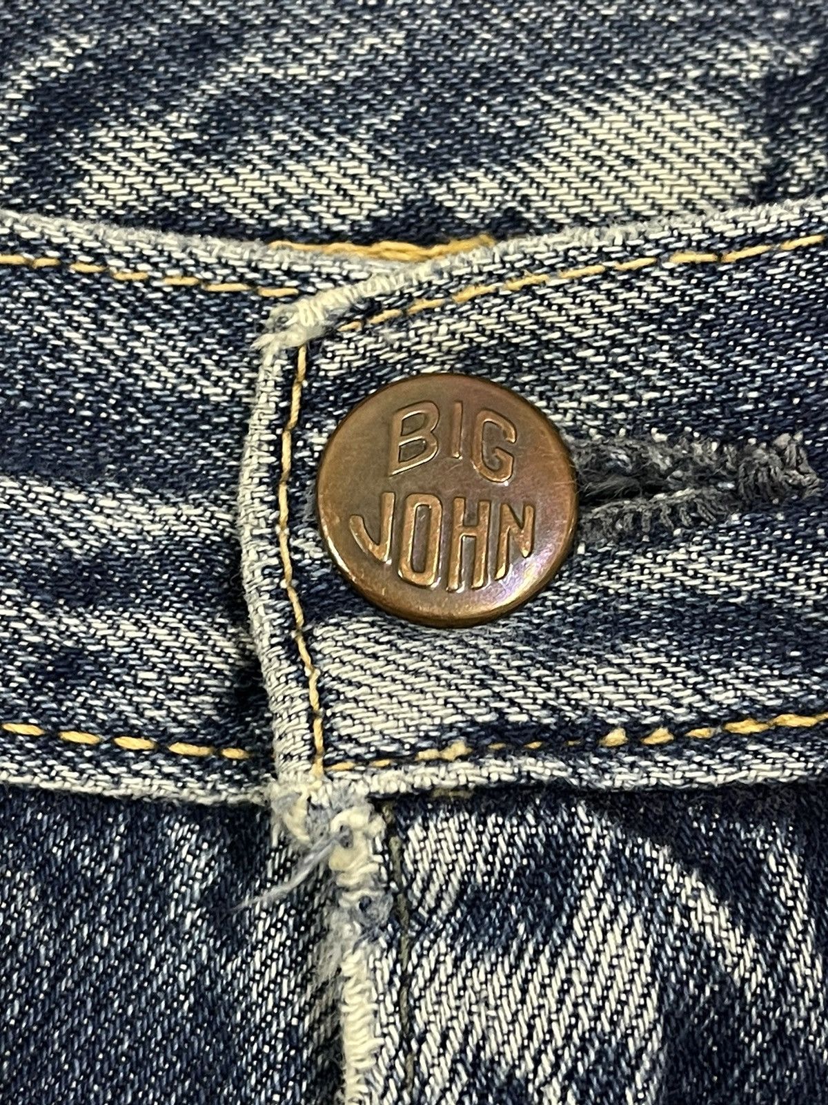 Big John Vintage 90s Big John Faded Wash Wide Leg Bell Bottom Flared Size US 32 / EU 48 - 8 Thumbnail