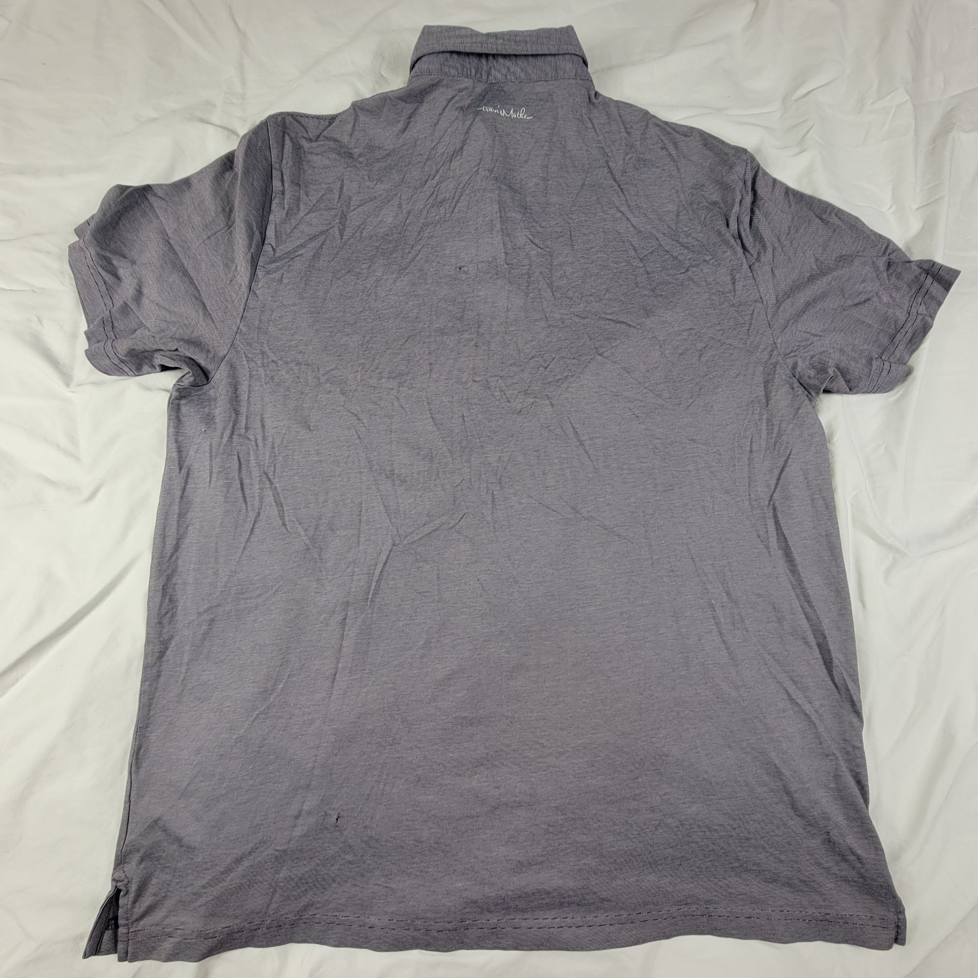 TravisMathew Travis Mathew Mens 3XL Purple Polo Shirt Short Sleeve Size US XXL / EU 58 / 5 - 2 Thumbnail