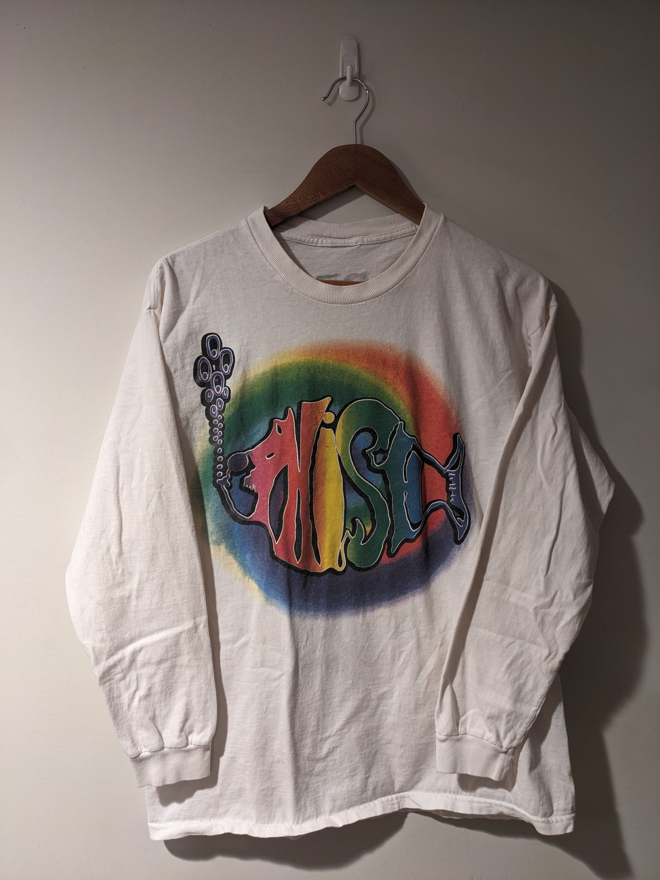 Band Tees × Vintage Vintage 1998 Phish on Tour White Medium Long-Sleeve T-Shirt Size US M / EU 48-50 / 2 - 11 Thumbnail