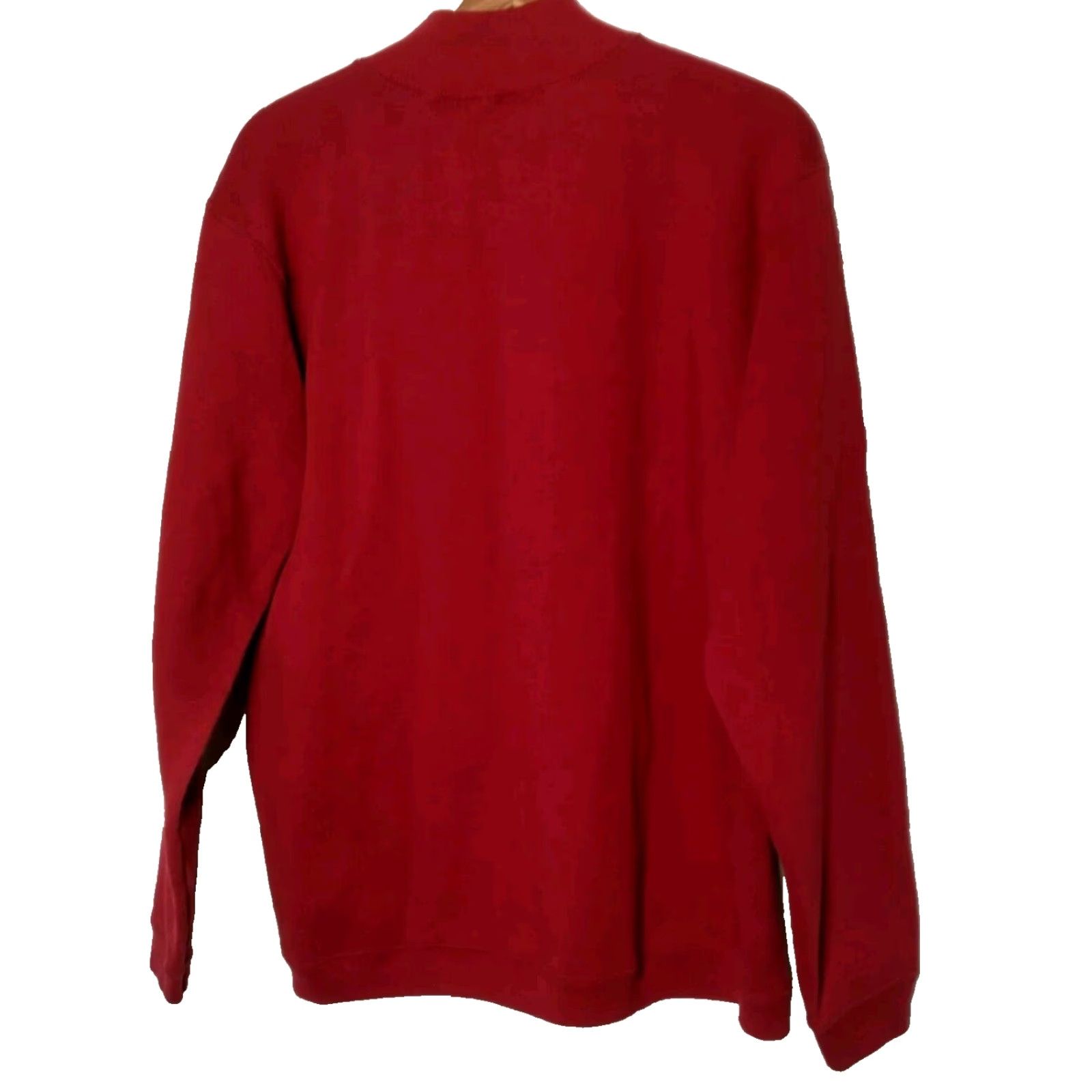 Catalina VINTAGE Catalina Tweety Bird Sweatshirt Women Large Maroon Cartoon Looney Tunes Fall Winter Pullover Size L / US 10 / IT 46 - 3 Thumbnail