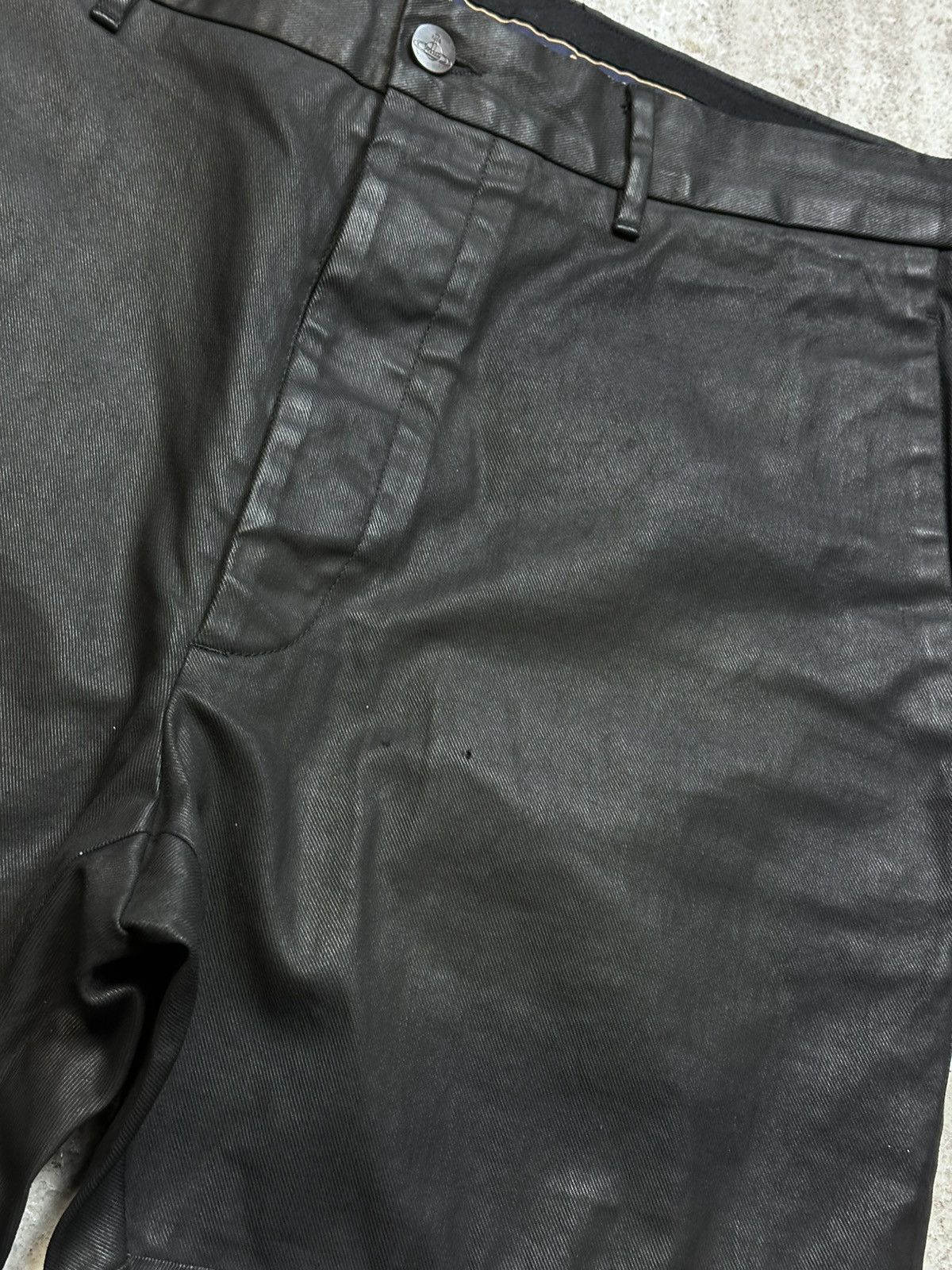 Vivienne Westwood Vivienne Westwood Black Biker Pants Panelled Slim Fit Size US 34 / EU 50 - 7 Thumbnail