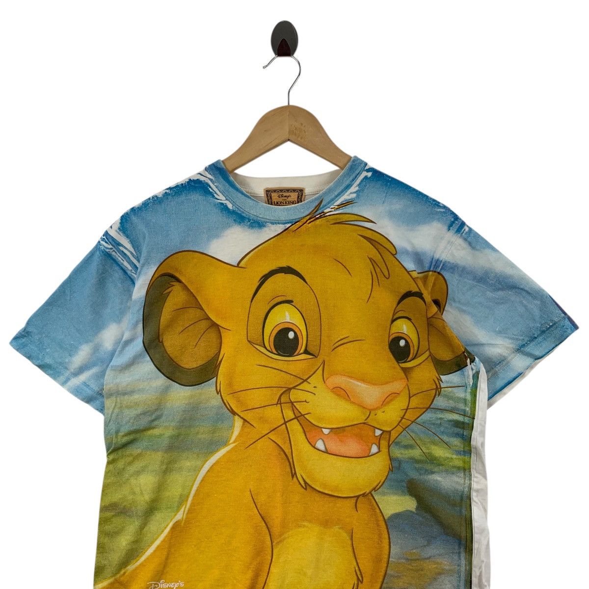 Vintage 90s THE LION KING Overprint Simba Disney Usa Tshirt  display picture 1