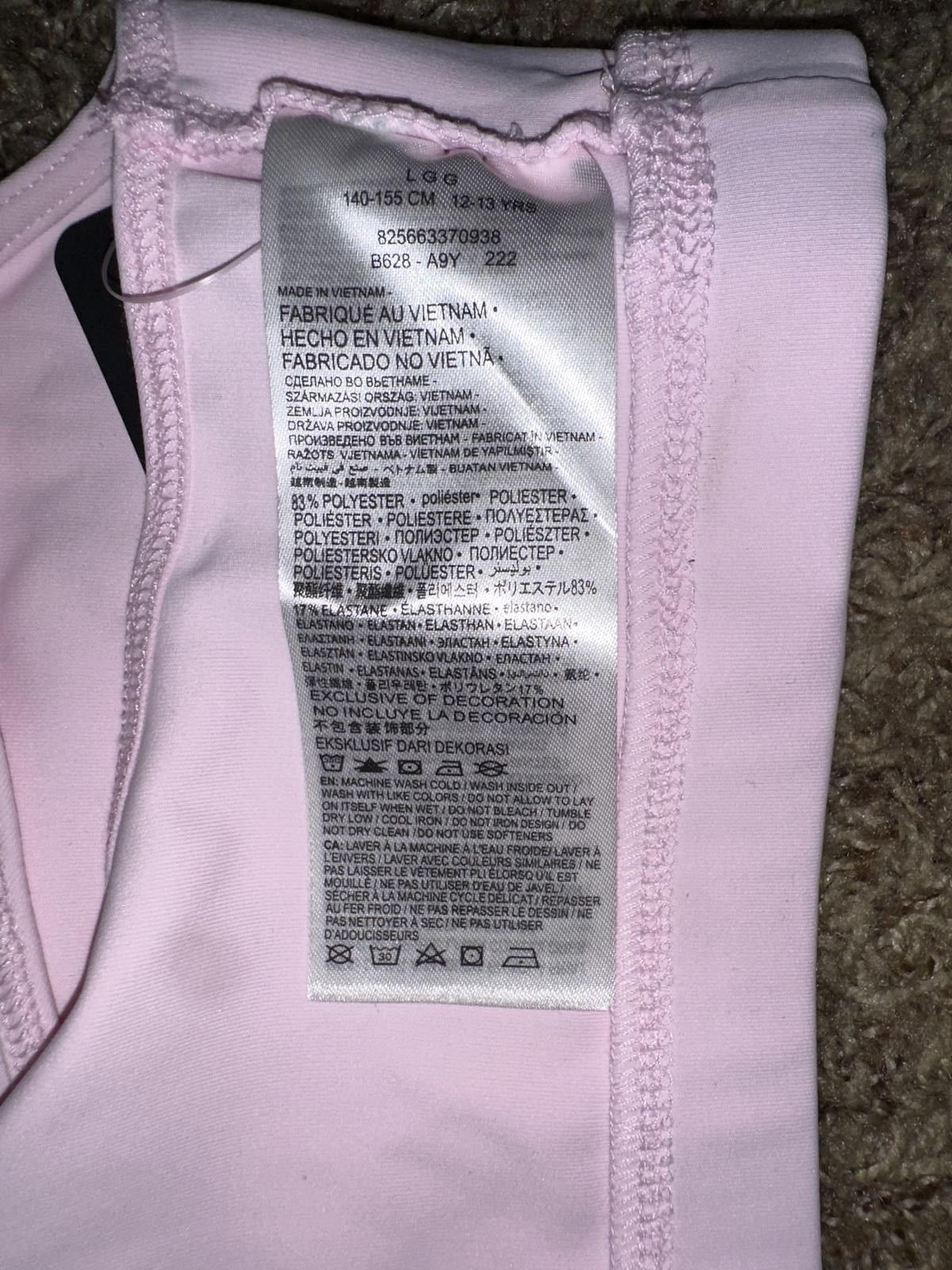 Designer Jordan Jumpman Kids Girls Pink Sports Bra Size ONE SIZE - 7 Thumbnail