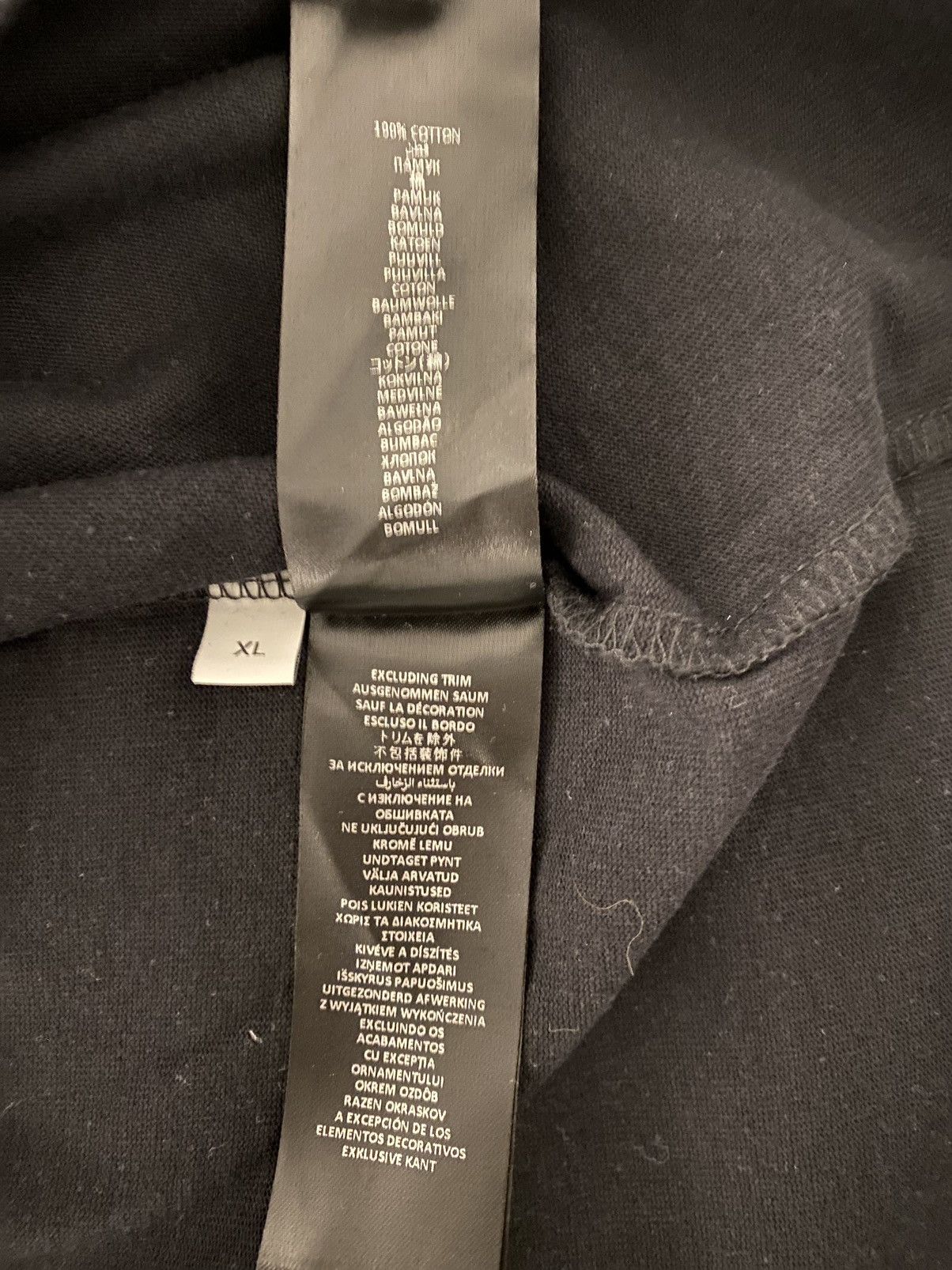JW Anderson JW Anderson Black Chest Pocket T-Shirt XL Size US XL / EU 56 / 4 - 11 Thumbnail