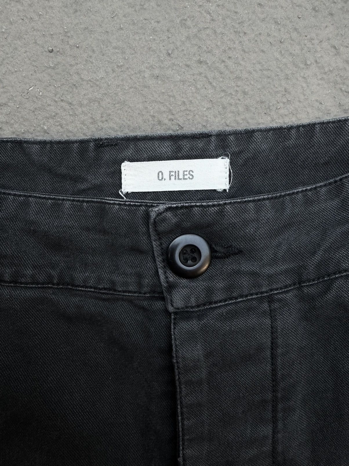 Ojardorf O Files Pocket Cargo Pants Faded Black Size US 31 - 4 Thumbnail
