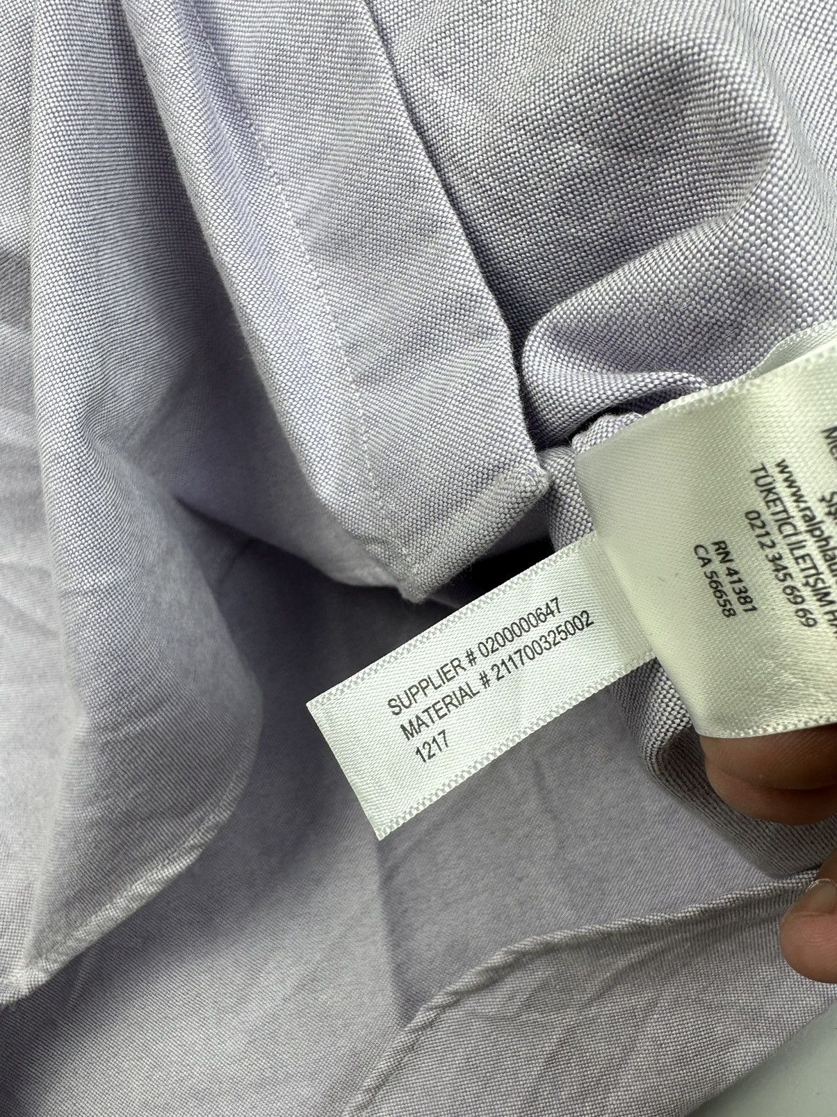 Polo Ralph Lauren Unisex Violet fitted button up shirt polo Ralph Lauren Size M / US 6-8 / IT 42-44 - 8 Thumbnail