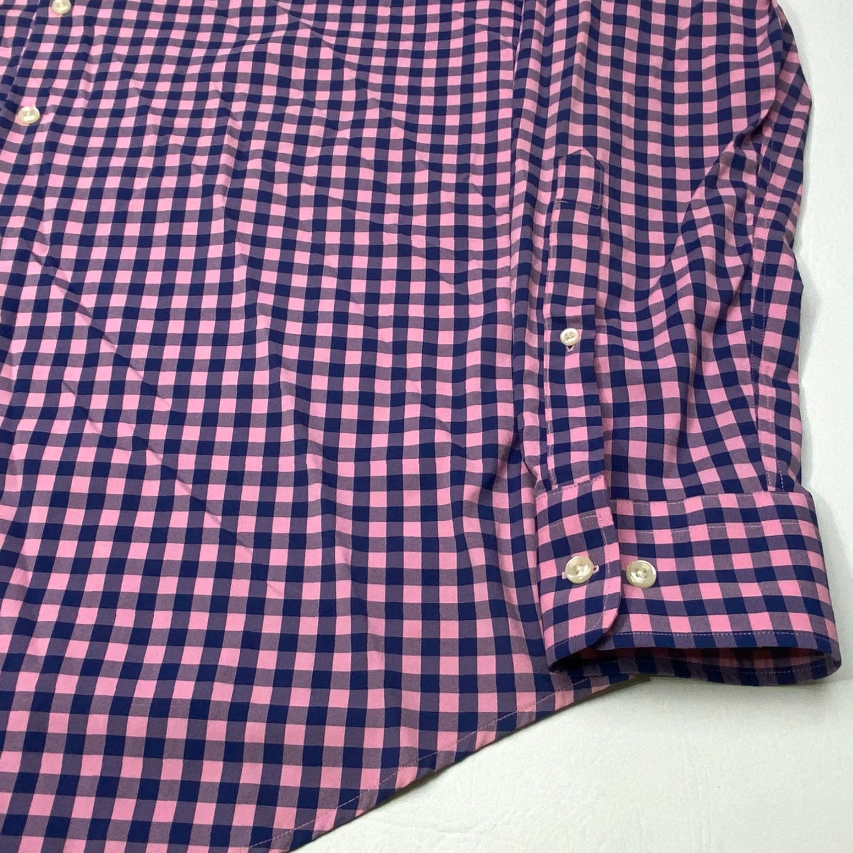 Peter Millar Peter Millar Shirt Mens XL Purple Check Summer Comfort Stretch Button-Down Size US XL / EU 56 / 4 - 4 Thumbnail