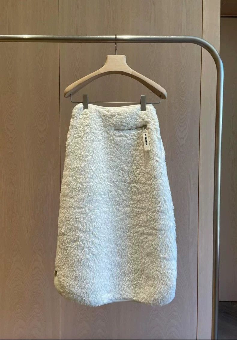 Jil Sander Jil Sander Lamb wool midi skirt Size S / US 4 / IT 40 - 4 Thumbnail