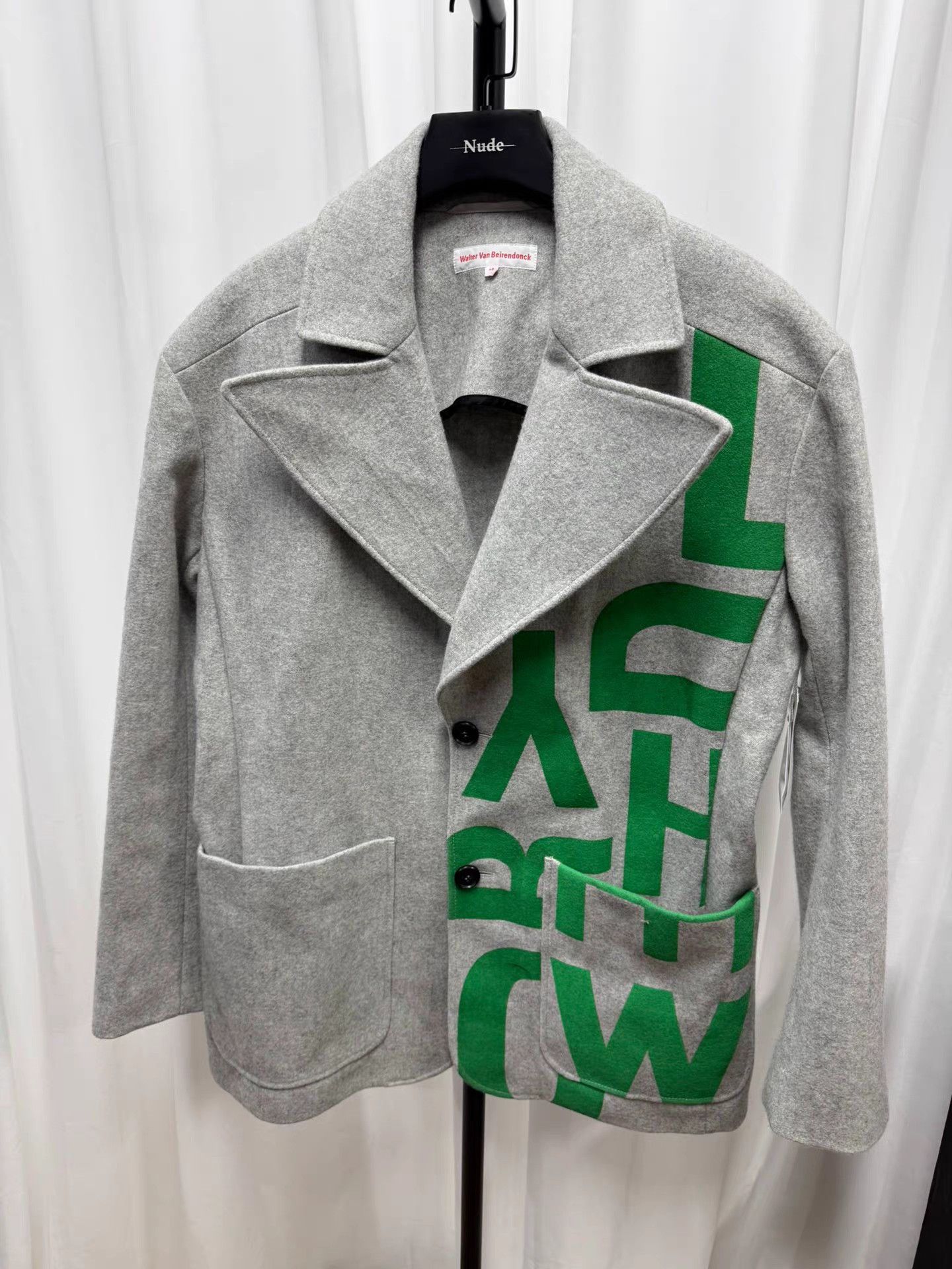 Walter Van Beirendonck Walter van beirendonck Wool Structured Waist Suit Coat K20 Size US M / EU 48-50 / 2 - 1 Thumbnail