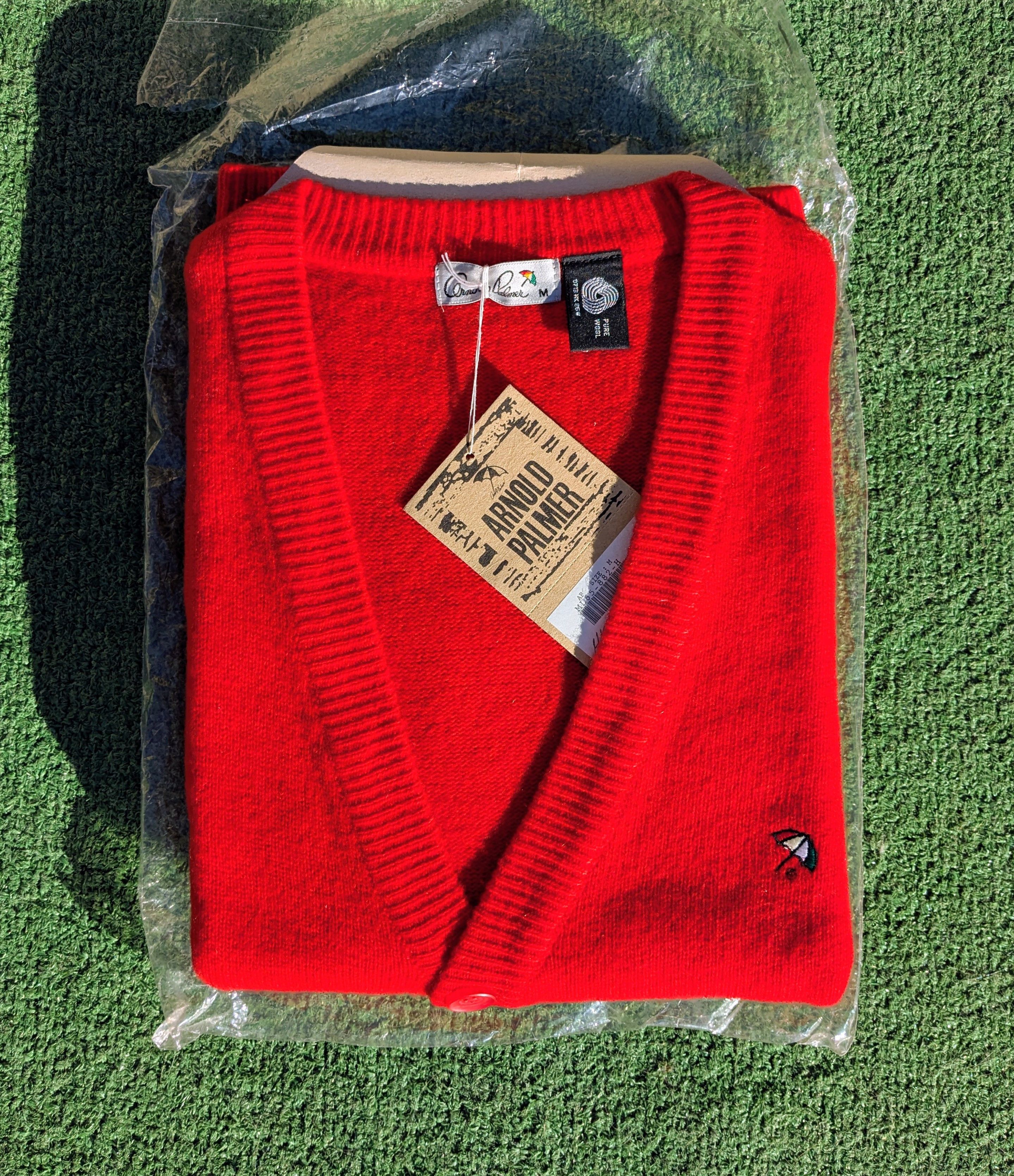 Other VTG Arnold Palmer Woolmark Lambswool Cardigan Sweater Size US M / EU 48-50 / 2 - 6 Thumbnail