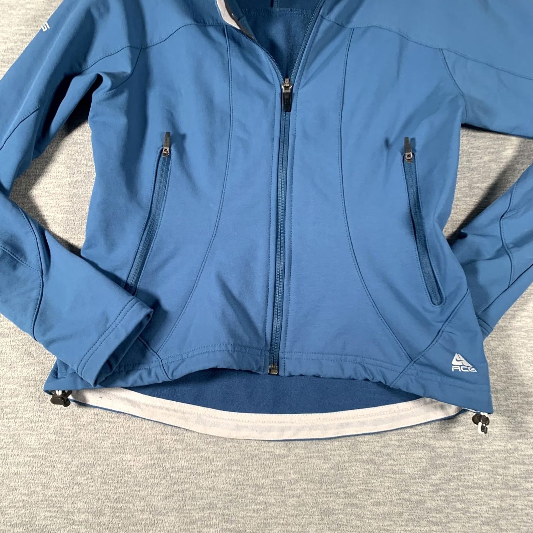 Nike Nike ACG Jacket Womens S Blue Softshell Full Zip Hiking Windbreaker Outdoor Size S / US 4 / IT 40 - 3 Thumbnail