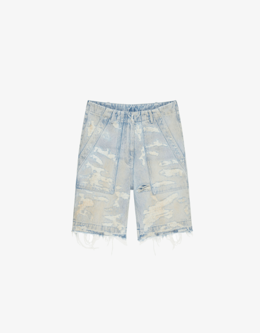 image of Givenchy O1Srvl11E0524 Shorts In Light Blue, Women's (Size 34)