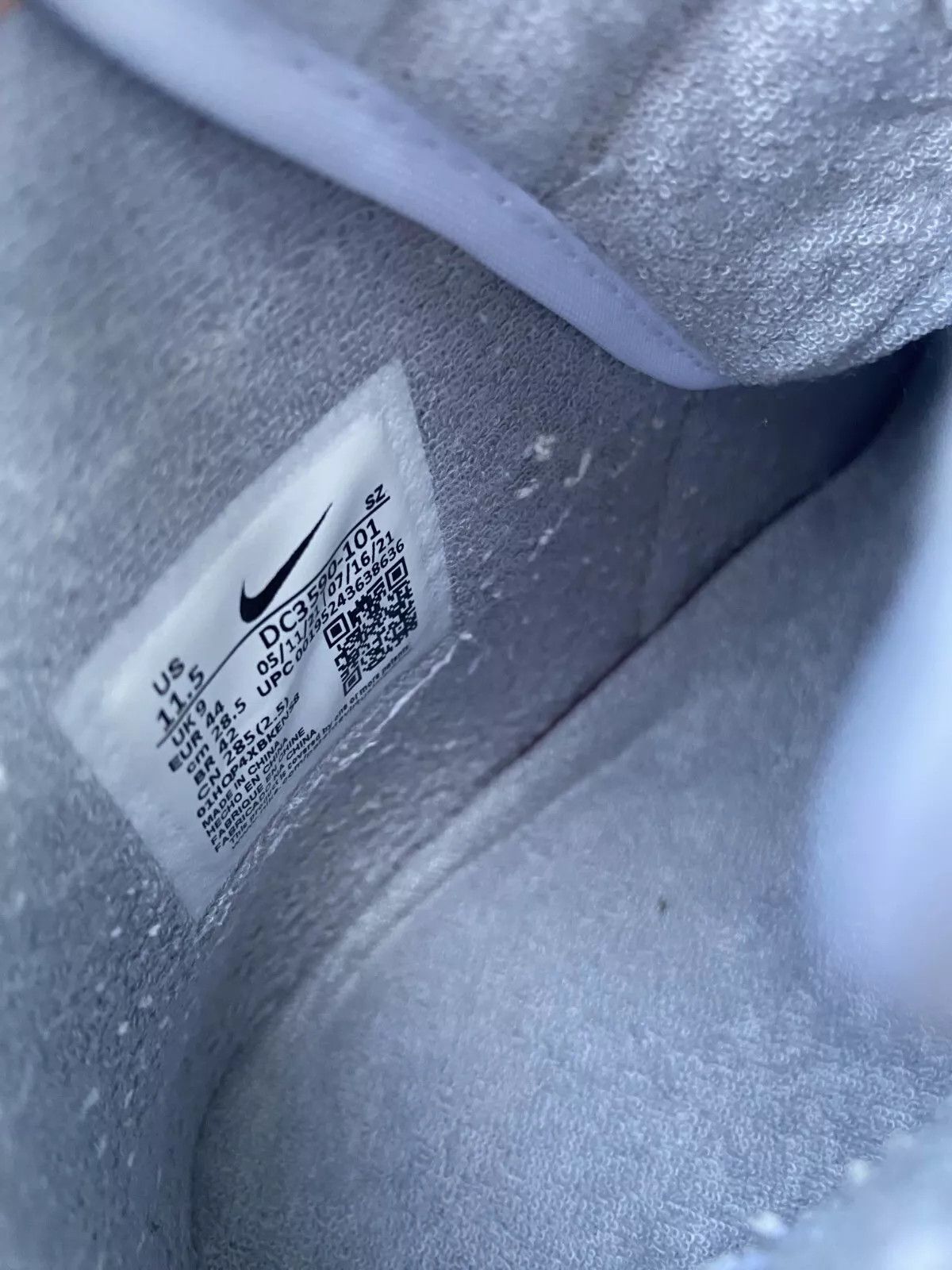 Nike Nike Air Force 1 High Sculpt White Silver Size 11.5w / 10m Size US 11.5 / IT 41.5 - 7 Thumbnail