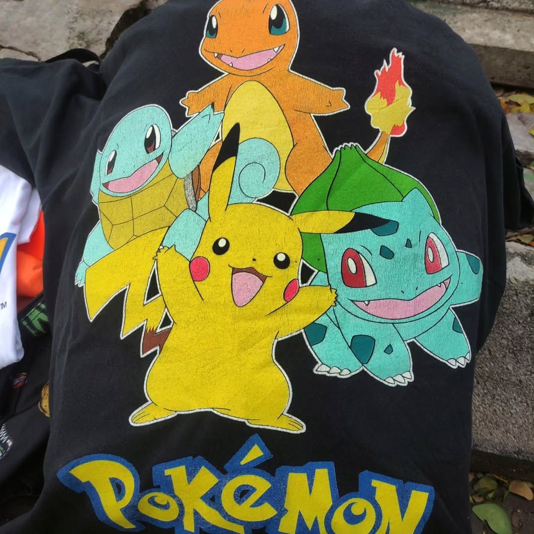Anime Vintage Pokemon Tee Size US M / EU 48-50 / 2 - 2 Thumbnail