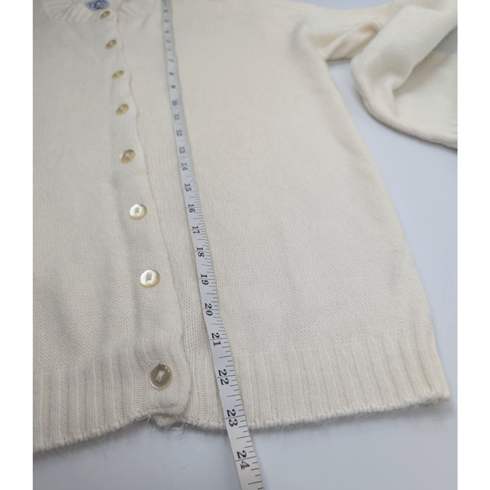 Vintage Vtg Jolie Knitwear Cardigan Womens S/M Ivory orlon acrylic Retro Hippie 60s 70s Mens Womens Girls Size S / US 4 / IT 40 - 5 Thumbnail