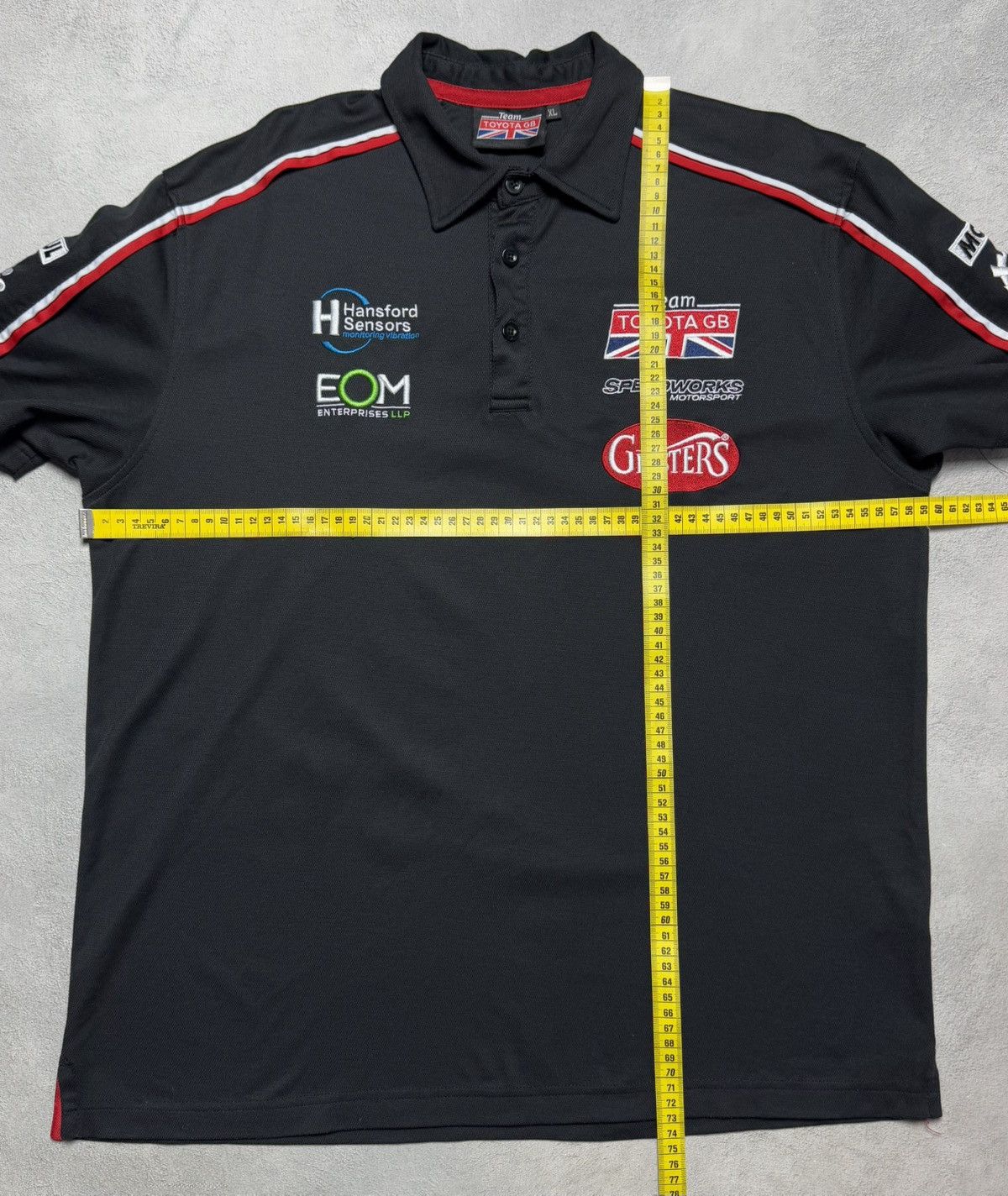 Vintage Toyota GB Team Corolla Racing Polo Shirt Logo Vintage Size US XL / EU 56 / 4 - 15 Thumbnail