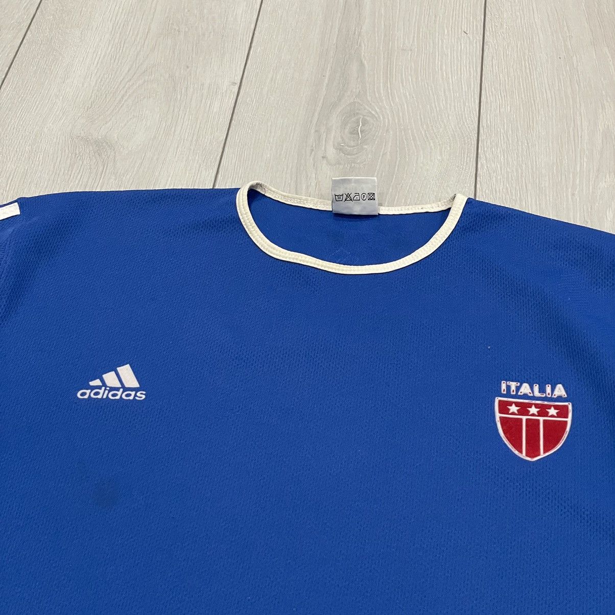 Vintage RARE Italia Vintage Y2K Soccer Football T-shirt World Cup Size US L / EU 52-54 / 3 - 3 Thumbnail