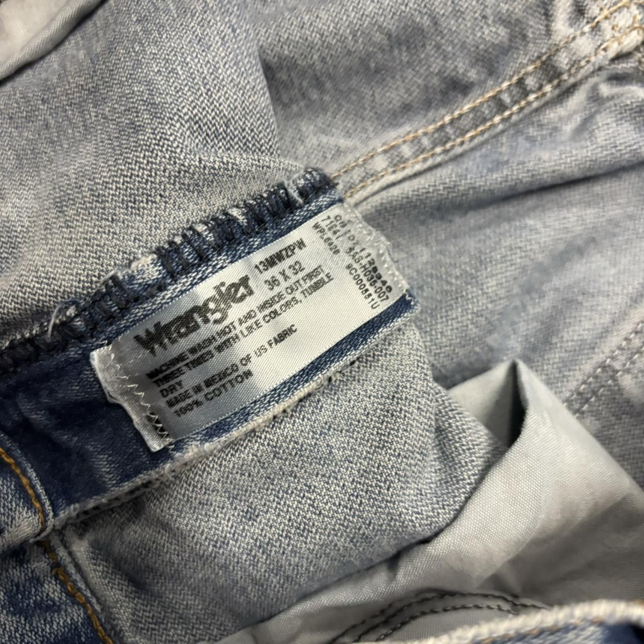 Japanese Brand × Vintage Crazy Vintage Y2K/2000s Grunge Faded Light Wash Denim Jeans! Size US 35 - 8 Thumbnail