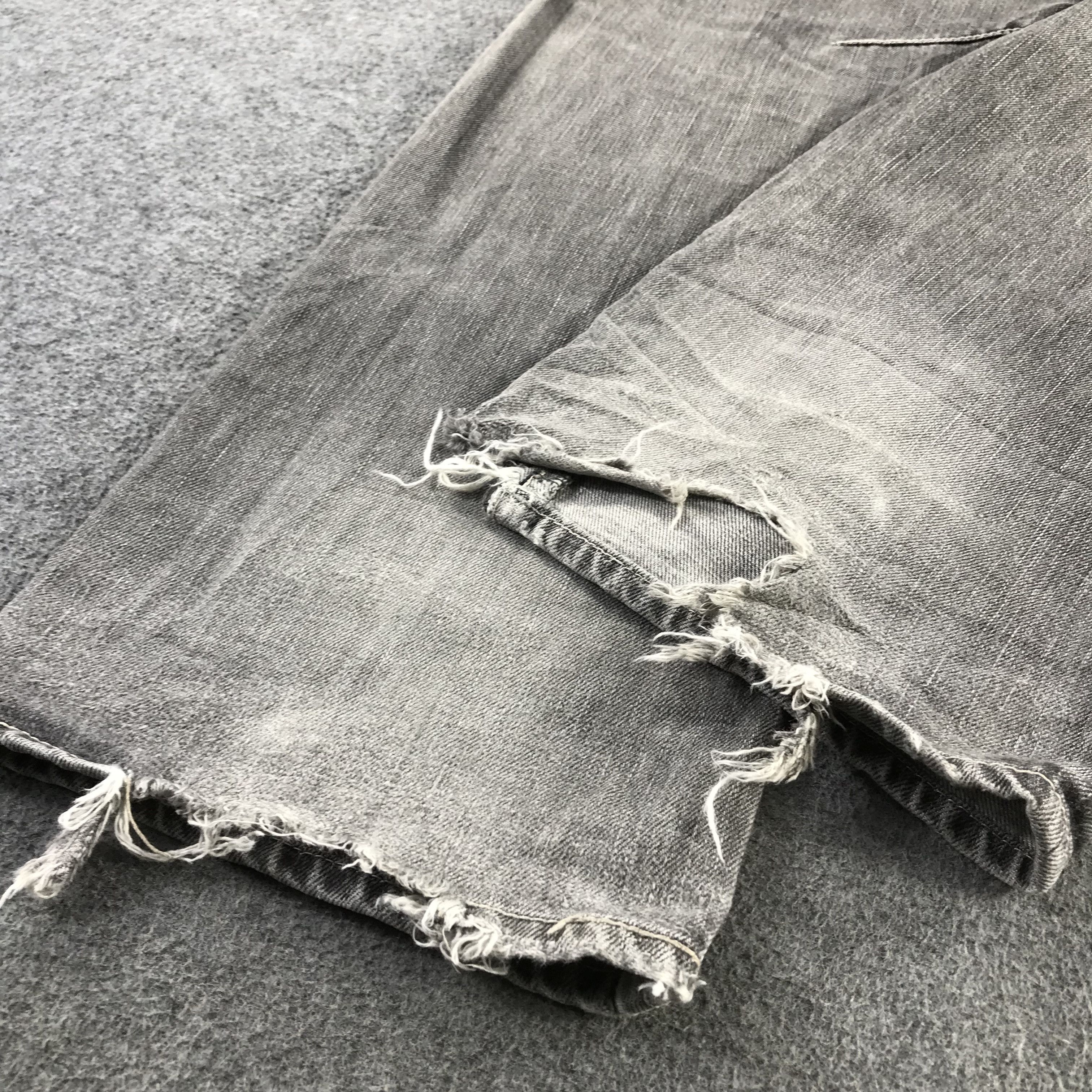 Japanese Brand Jpaanese Brand Concave Jeans Faded Gray Denim Jeans KJ3443 Size US 35 - 6 Thumbnail