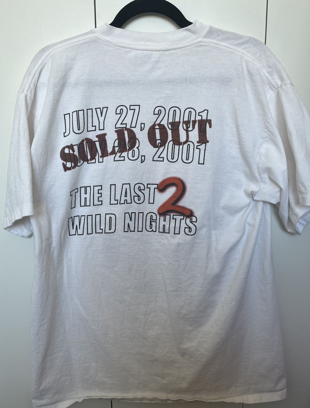 Band Tees × Bon Jovi × Vintage Vintage Bon Jovi One Wild Night Tour 2001 Giants Stadium Size US XL / EU 56 / 4 - 7 Thumbnail