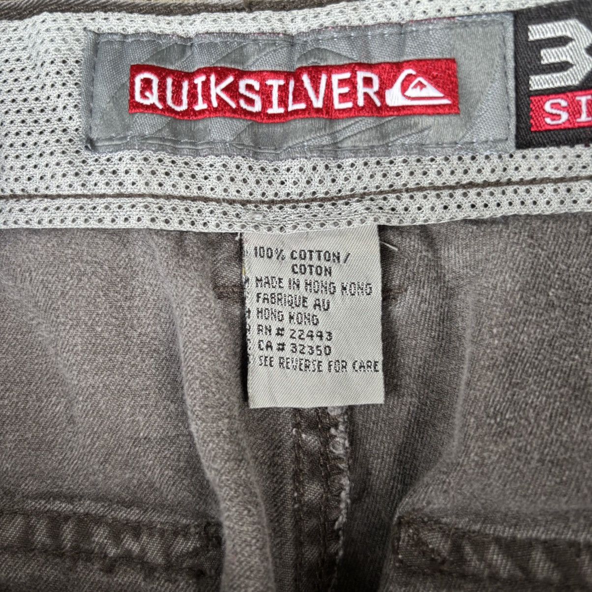 Quiksilver × Vintage Vintage Quiksilver FadeBrown Cargo Pants Size US 34 / EU 50 - 5 Thumbnail