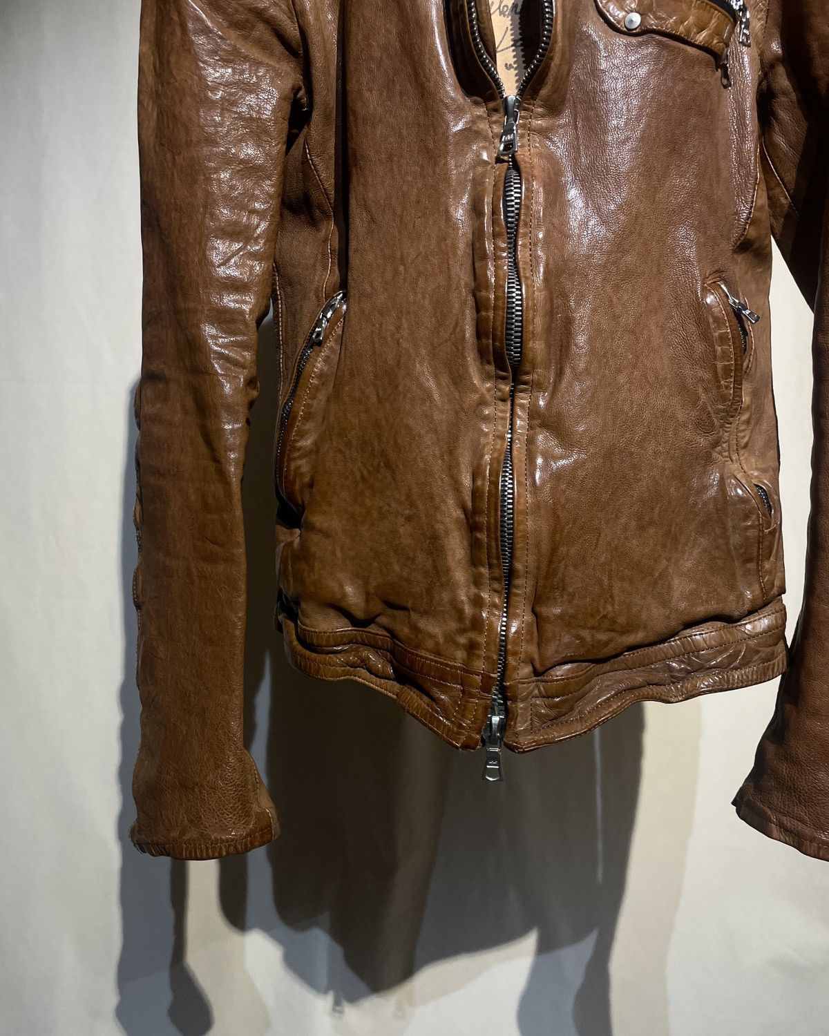 Isamu Katayama Backlash S/S2012 ISAMUKATAYAMA BACKLASH - 6zip German Calfskin Jacket Size US S / EU 44-46 / 1 - 4 Thumbnail