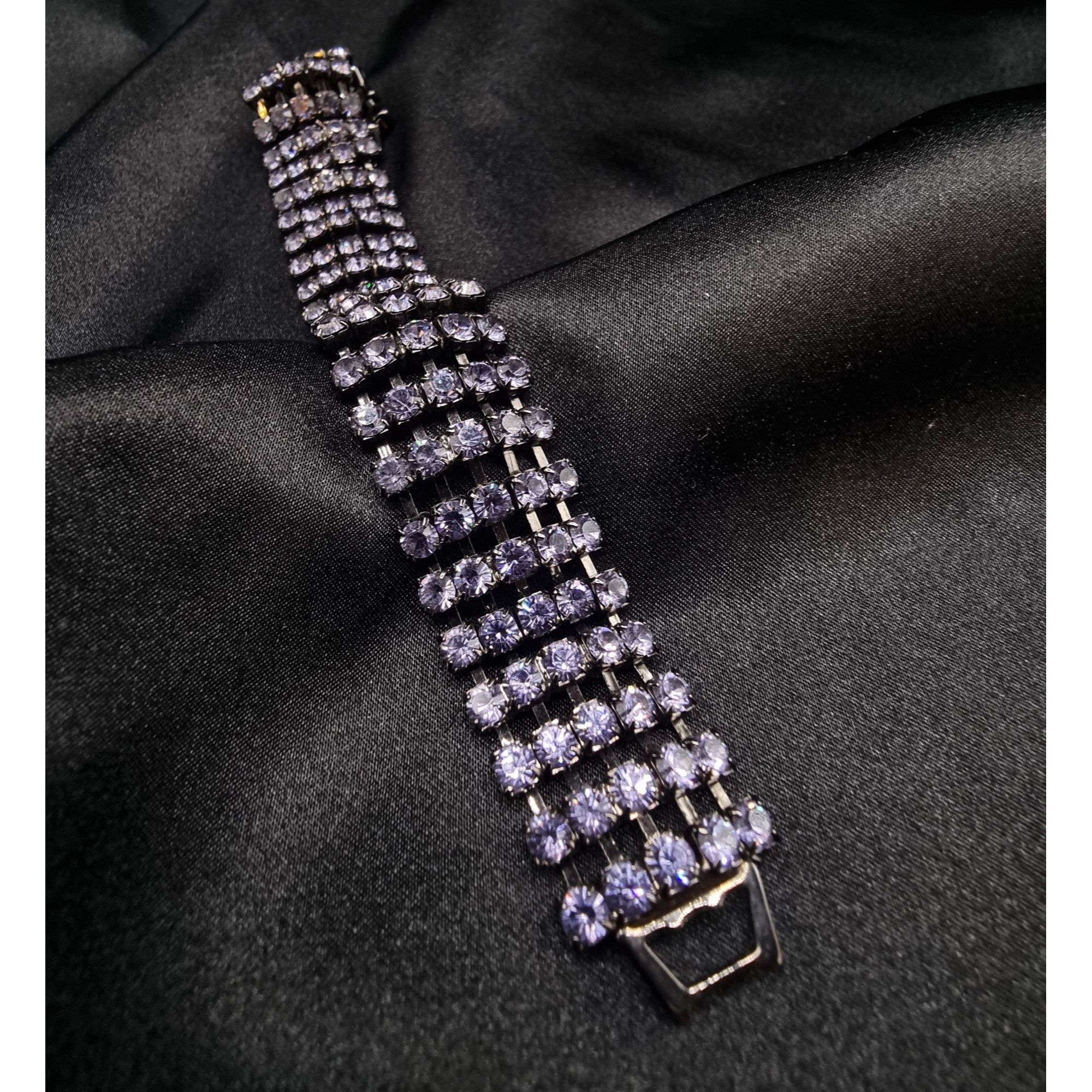 Kenneth Jay Lane Vintage KJL Kenneth Jay Lane Rhinestone Bracelet Late 90s Size ONE SIZE - 5 Thumbnail