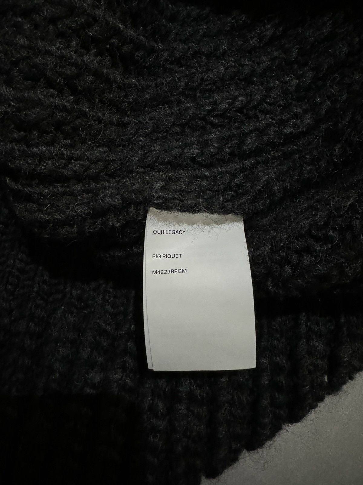 Our Legacy Big Piquet Knit Polo Sweater Size US M / EU 48-50 / 2 - 4 Thumbnail