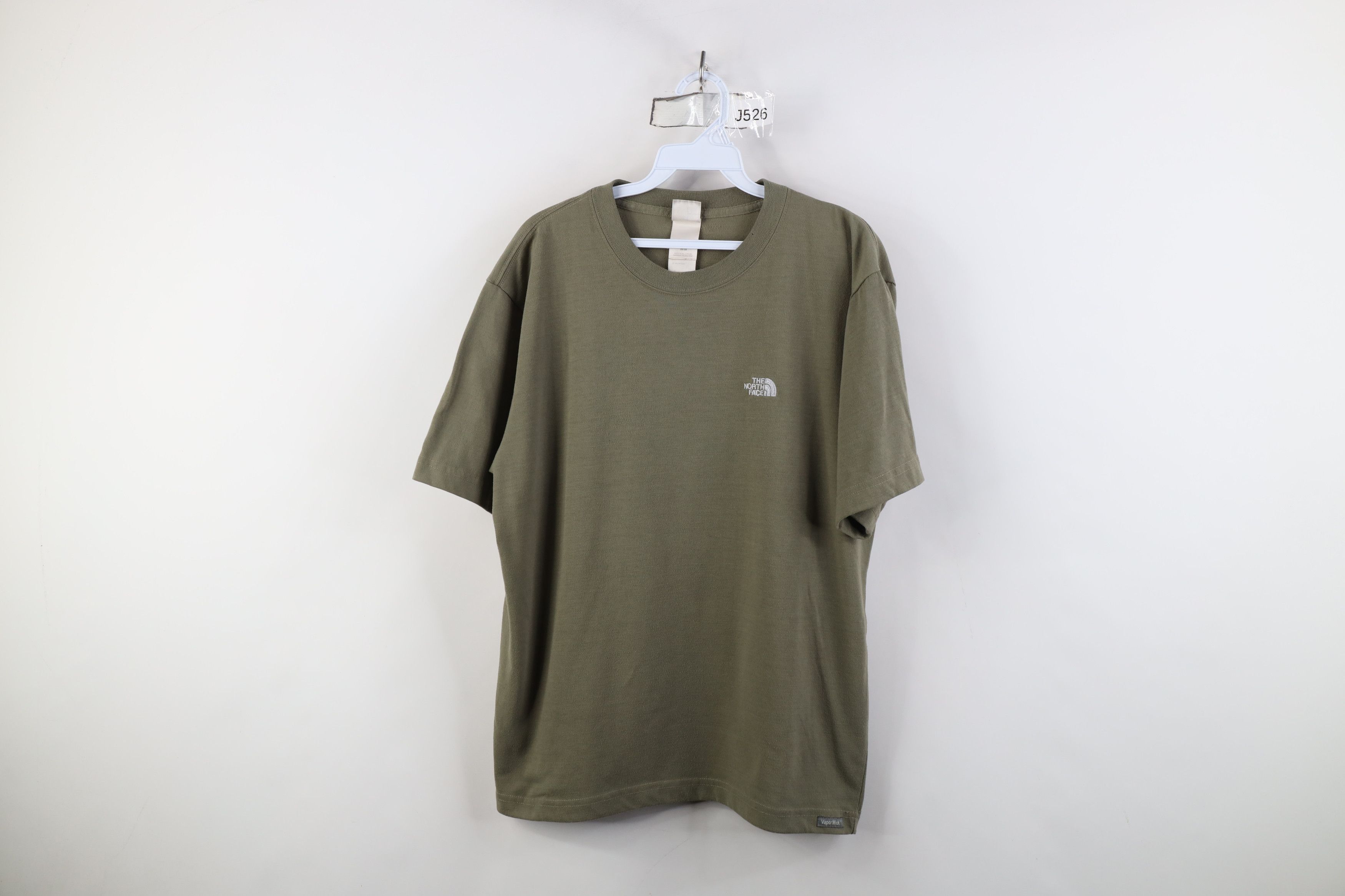 The North Face Vintage Y2K The North Face Spell Out Knit T-Shirt Green Size US M / EU 48-50 / 2 - 1 Thumbnail