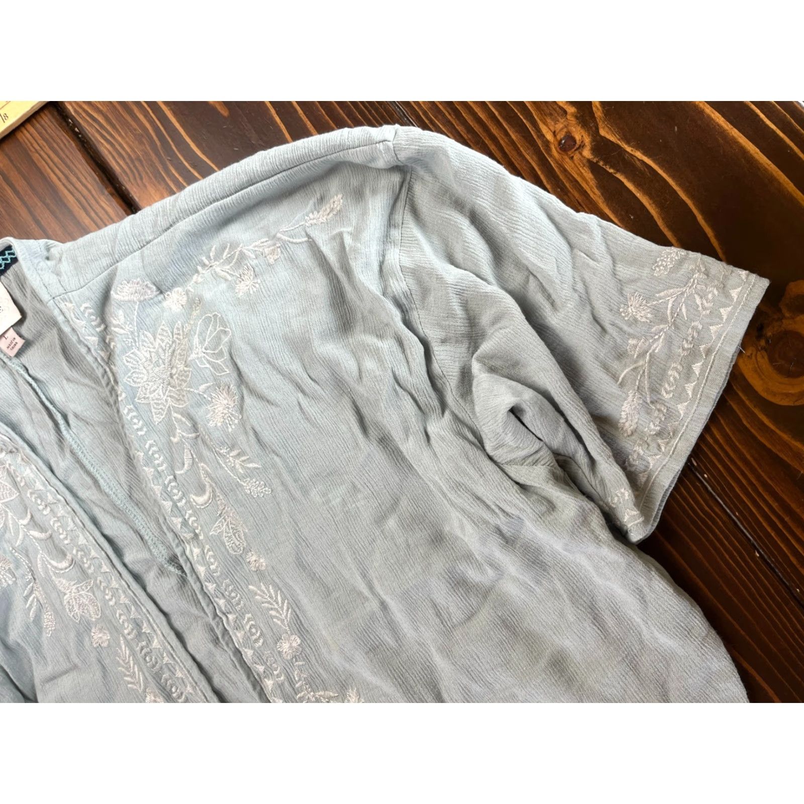 Vintage Knox Rose Sweater Cardigan, Women's Large, Green Floral, Casual Womens, Regular Fit, Rose Theme Size L / US 10 / IT 46 - 3 Thumbnail