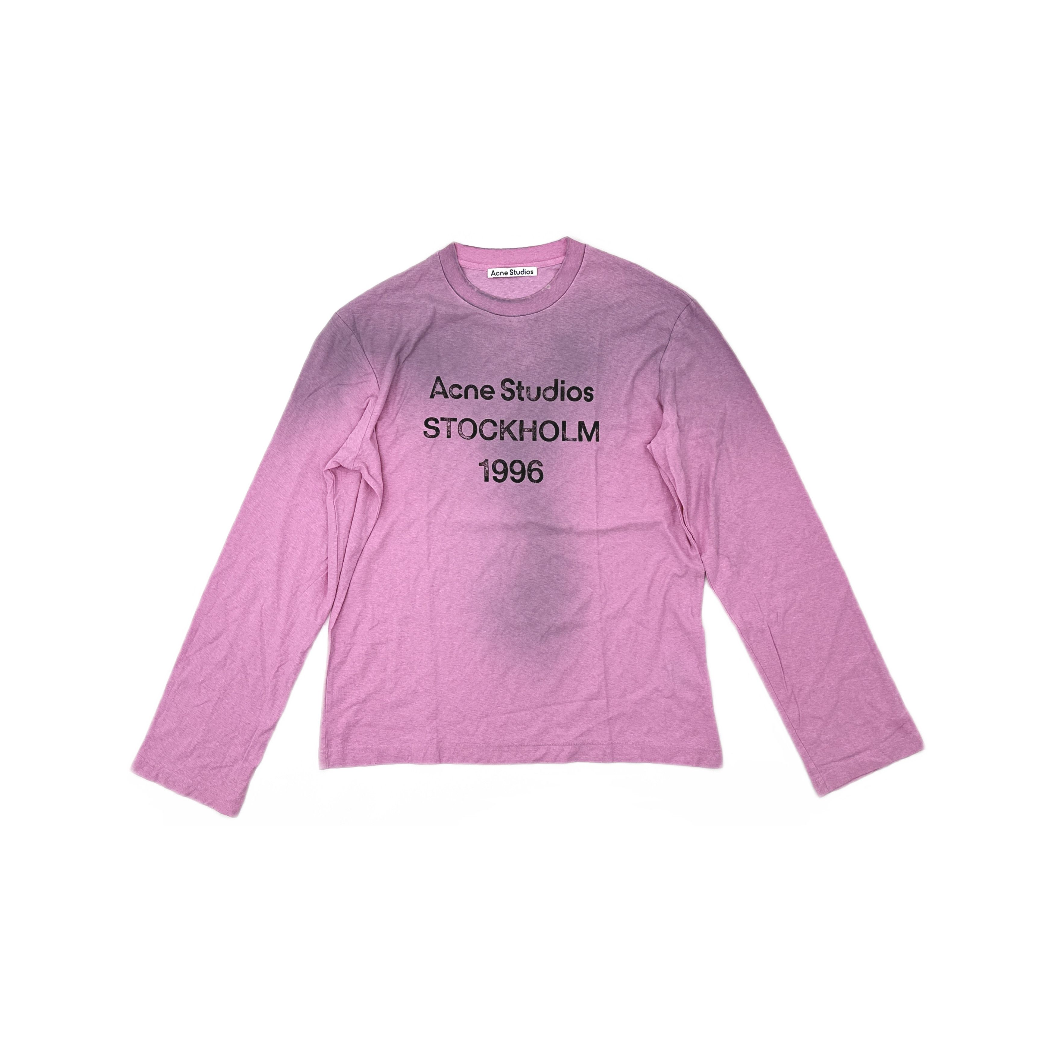 Acne Studios Acne Studios 1996 Logo Long Sleeve T-Shirt Size XS Size US XS / EU 42 / 0 - 1 Thumbnail