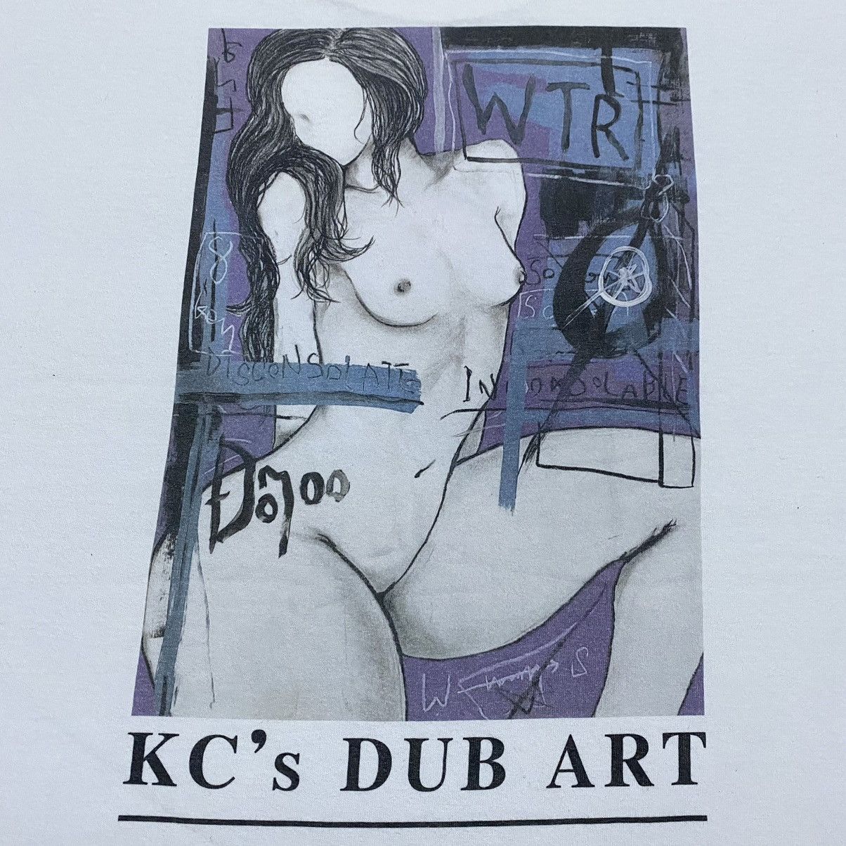 Vintage Rare‼️🔥K.D.A KC's DUB ART Sexy Girl T-Shirt Size US L / EU 52-54 / 3 - 6 Thumbnail